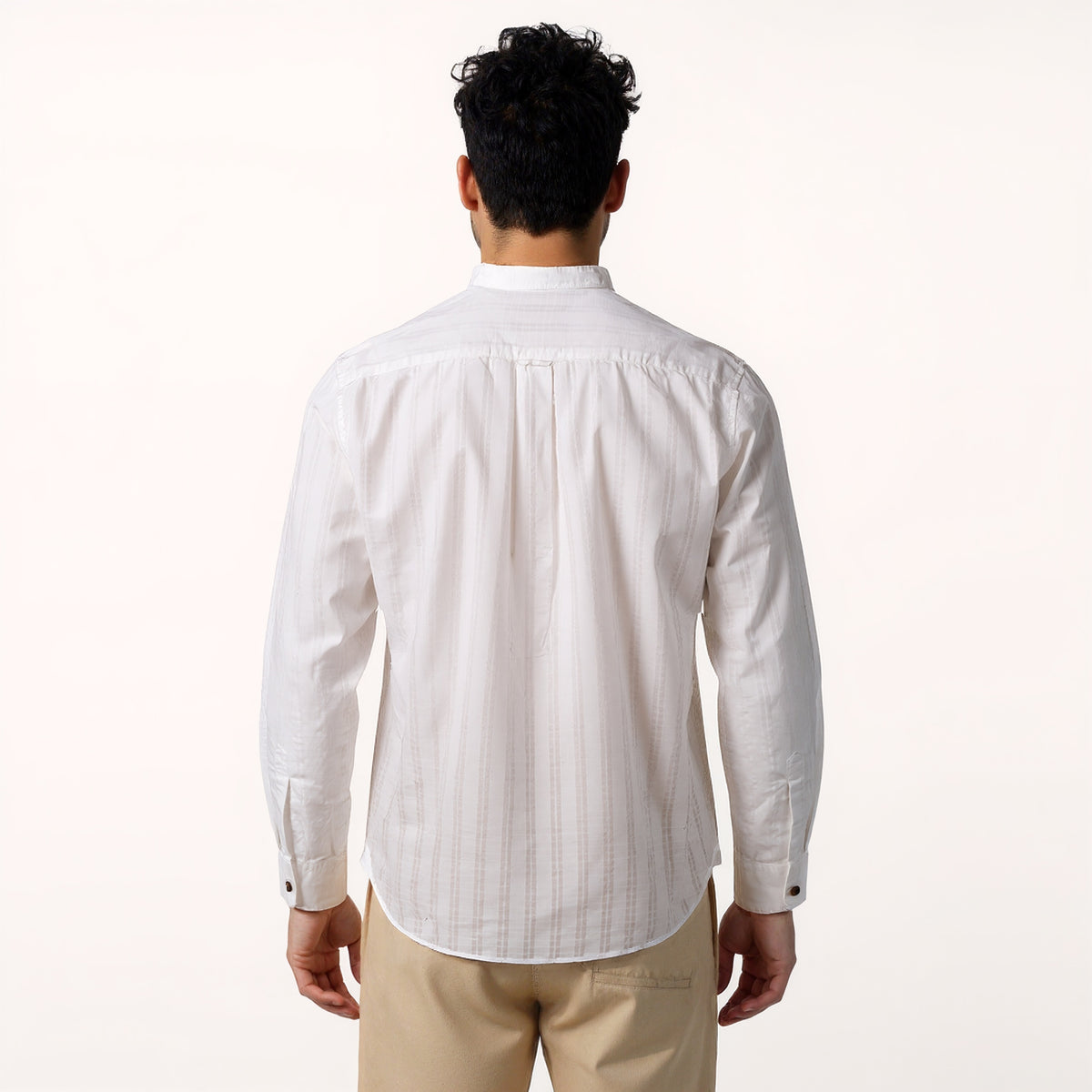 Cotton Striped Camper Shirt