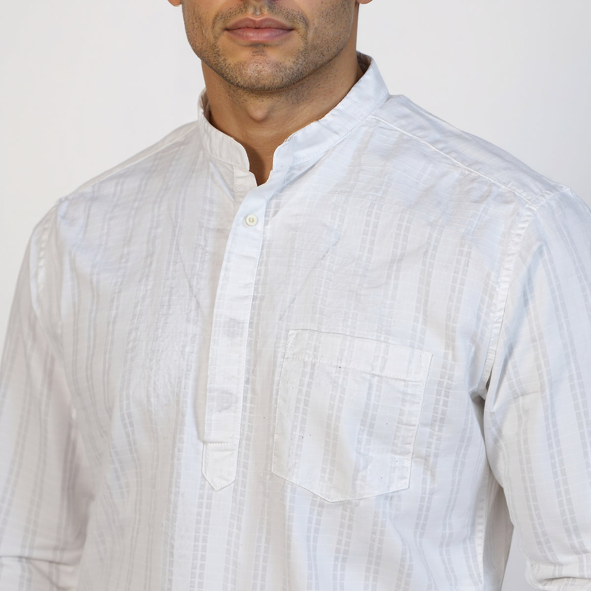 Cotton Striped Camper Shirt
