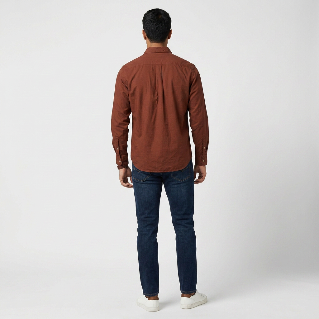 Cotton Solid High Rider Shirt