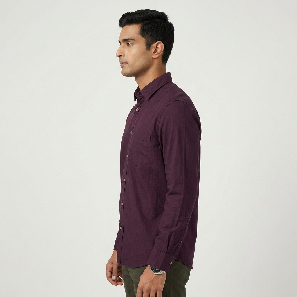 Cotton Solid High Rider Shirt