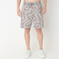 Regular Fit Printed Mid Rise Shorts