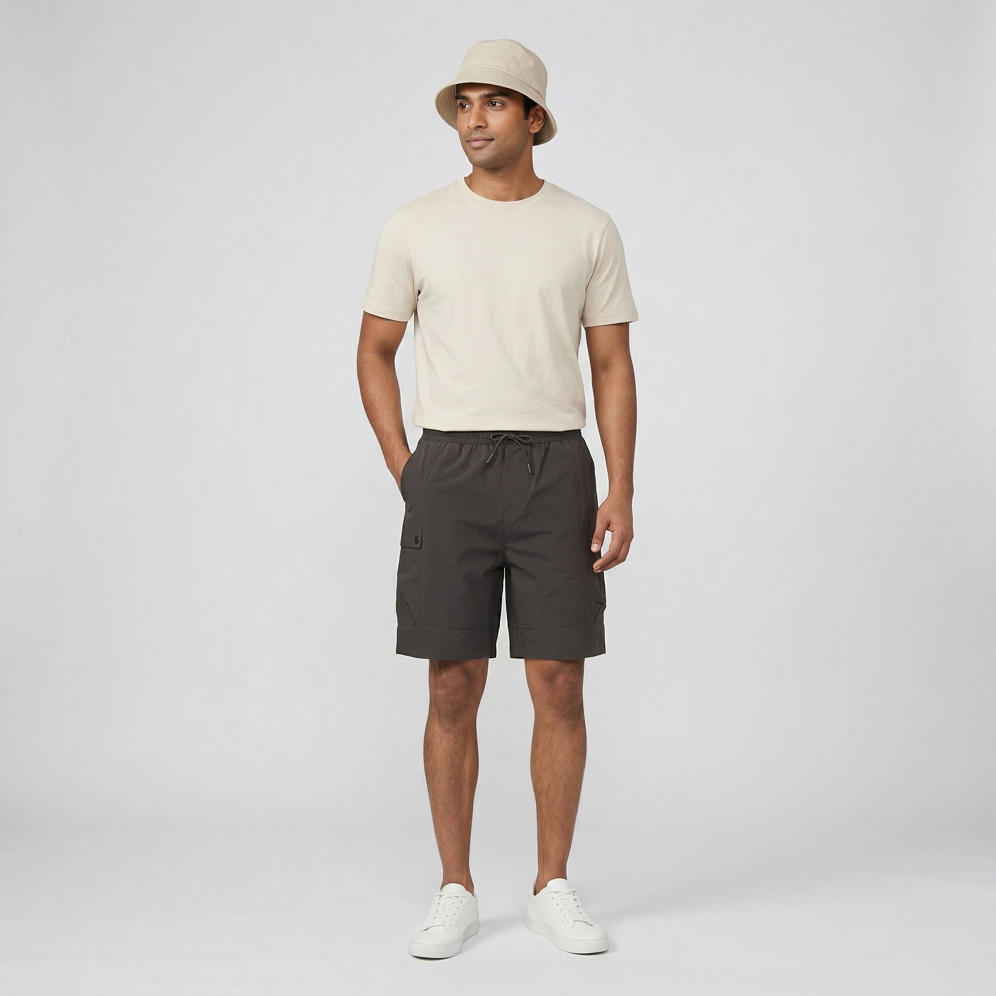 Cotton Solid Explorer Shorts