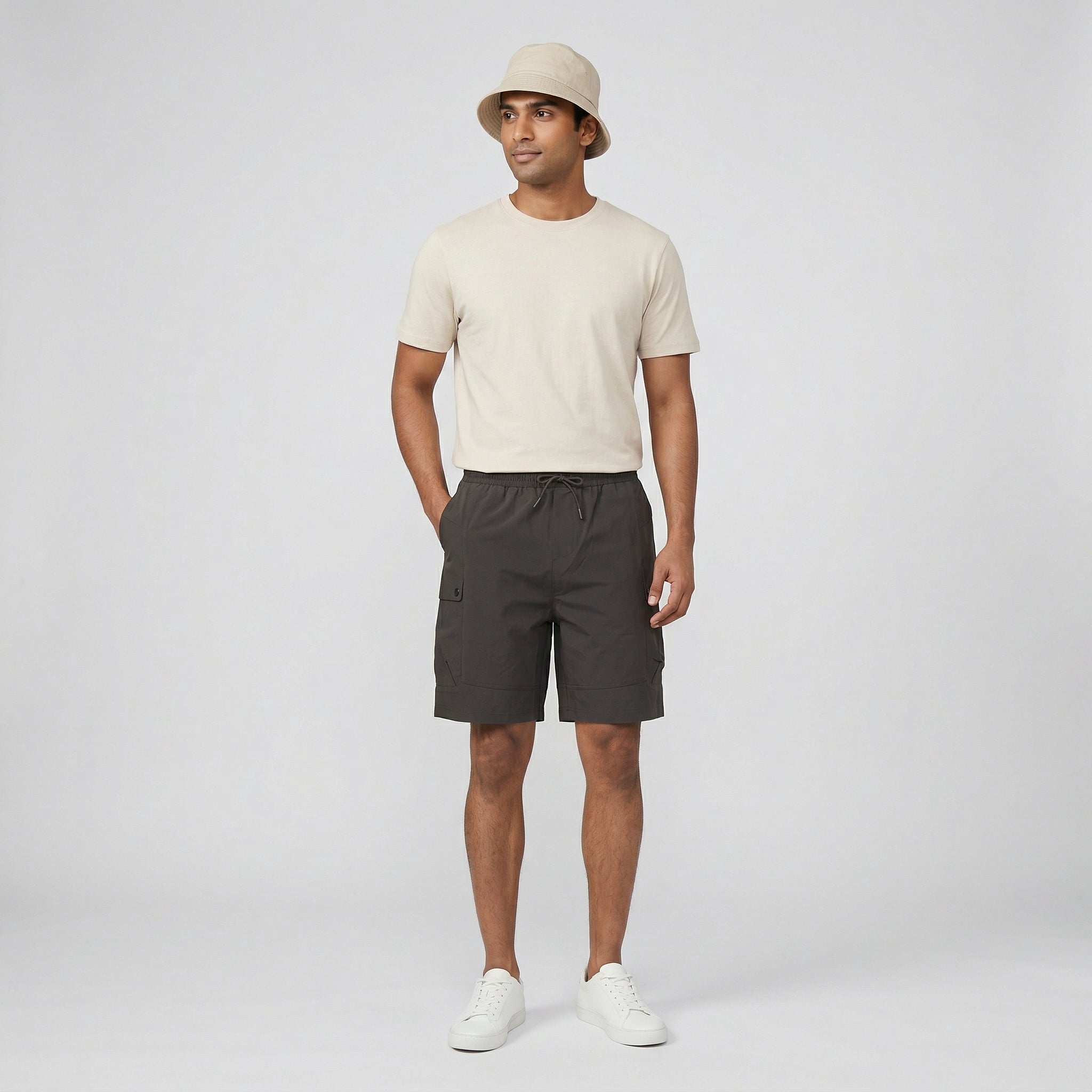 Cotton Solid Explorer Shorts