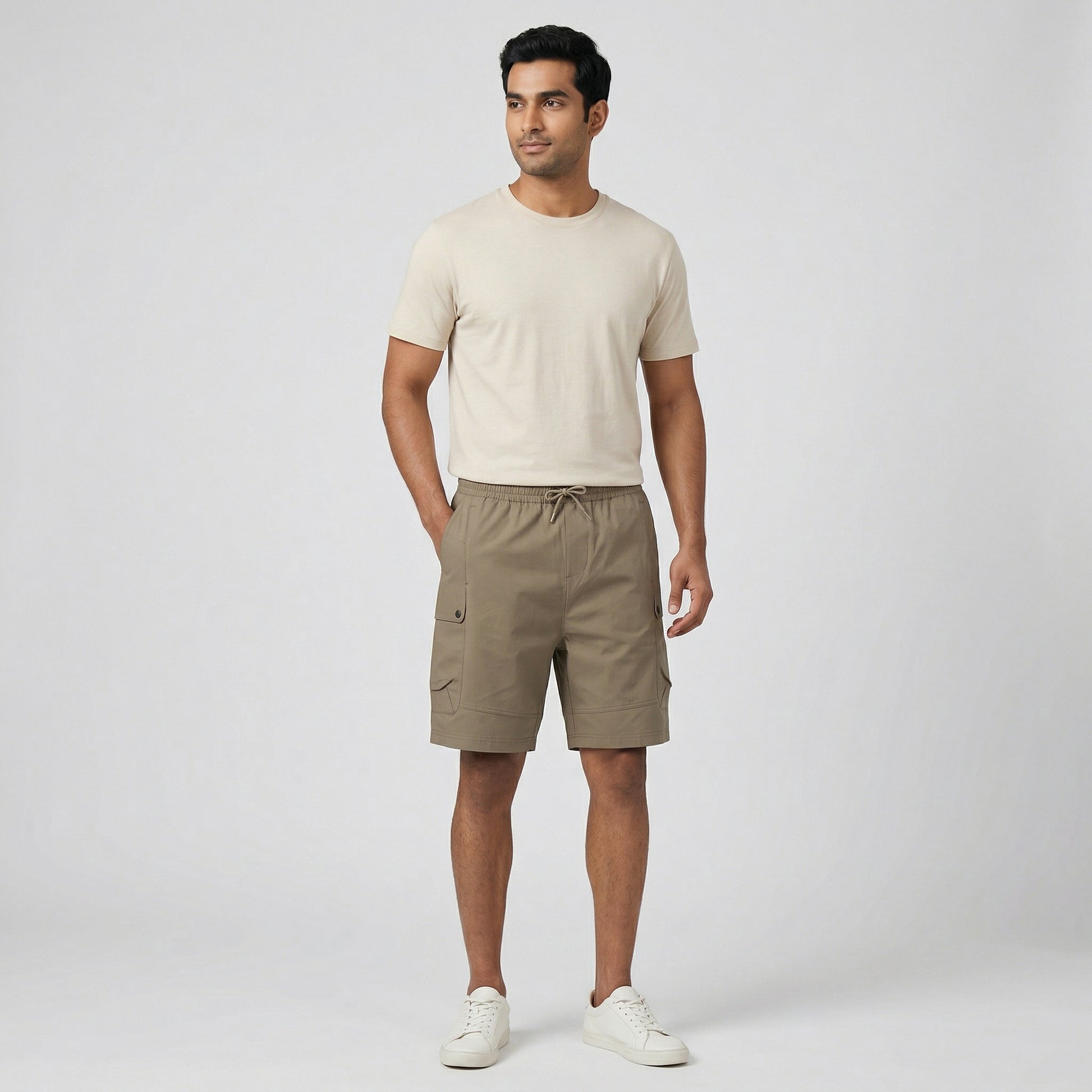 Cotton Solid Explorer Shorts