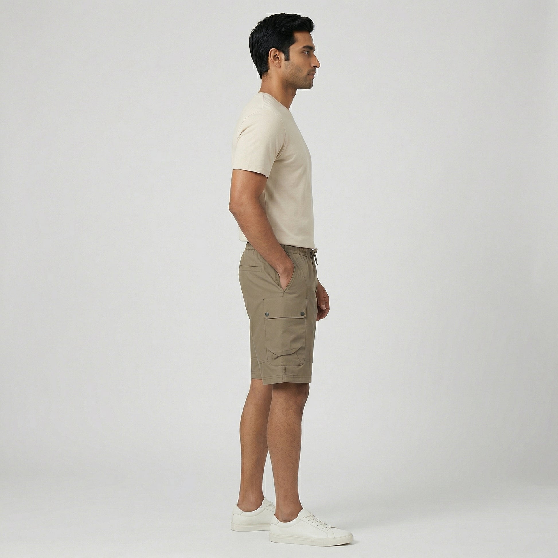 Cotton Solid Explorer Shorts