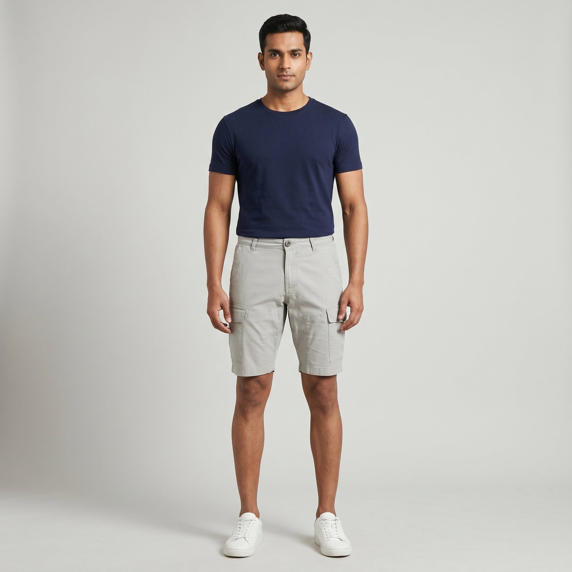 Cotton Solid Expedition Shorts