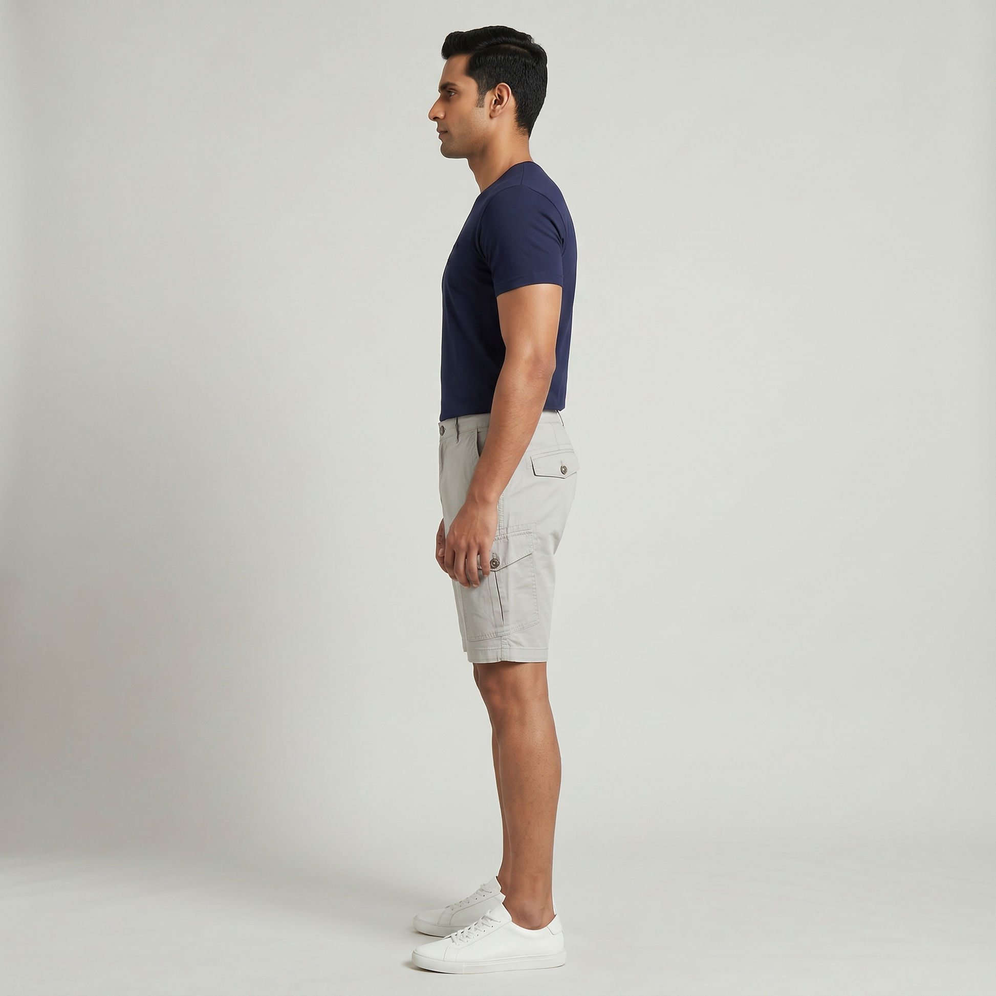 Cotton Solid Expedition Shorts