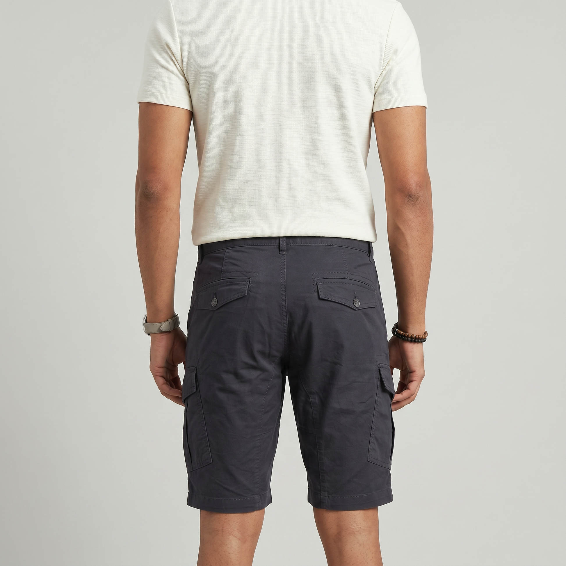 Cotton Solid Expedition Shorts
