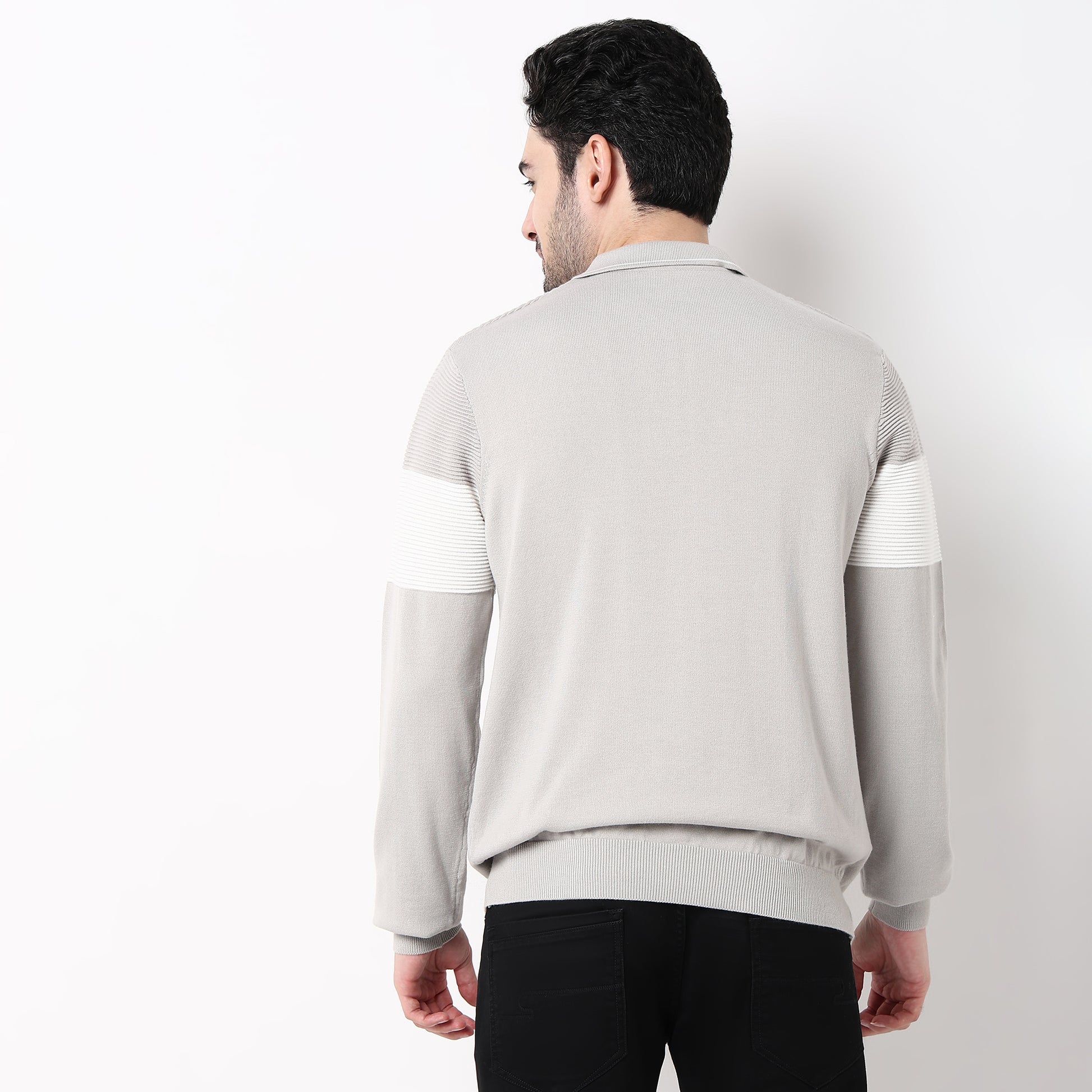 Oversize Winter Edit Striped Sweater