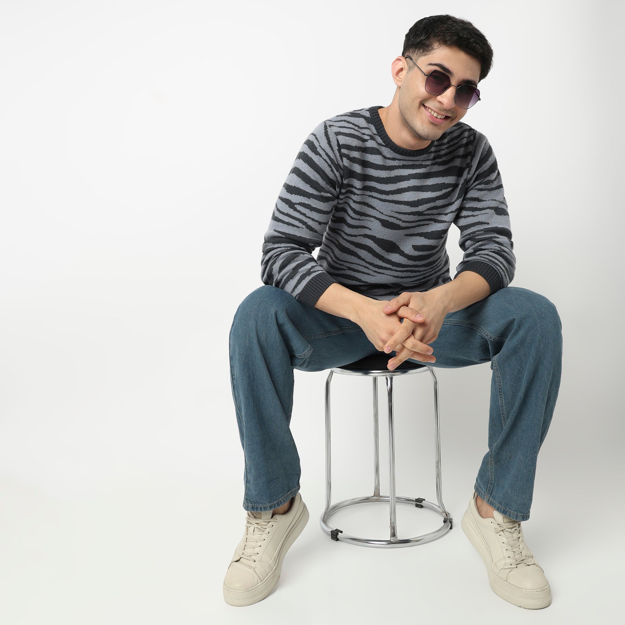 Jacquard Knitted Winter Sweater