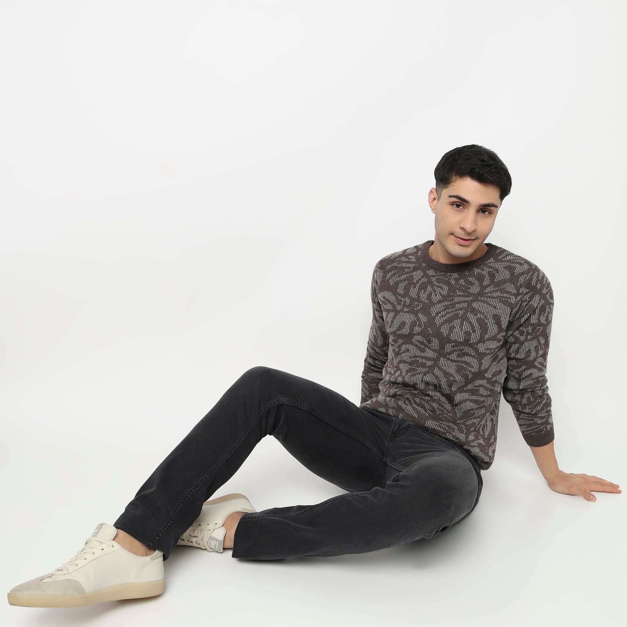 Jacquard Knitted Winter Sweater