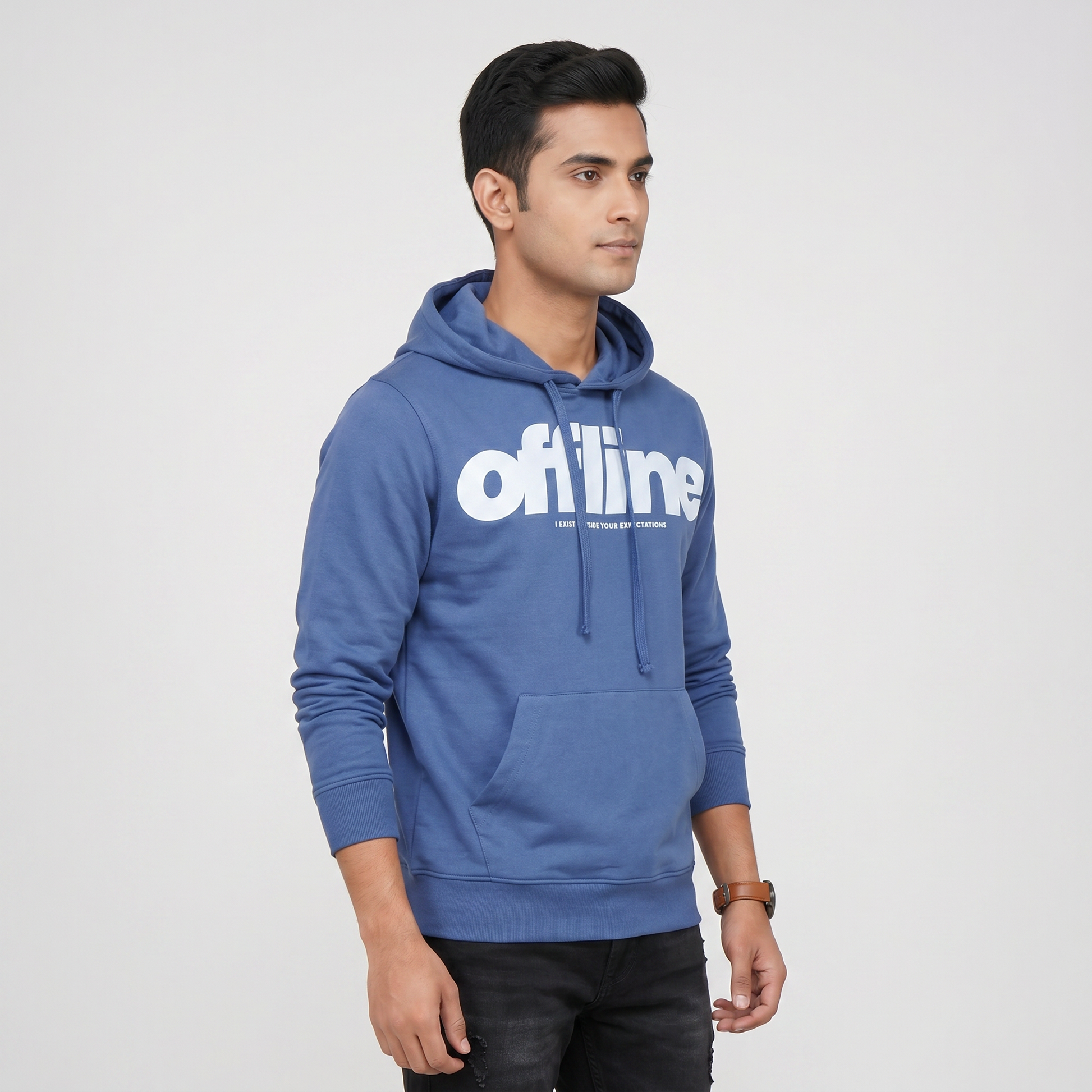 Solid Hoodie Sweatshirt