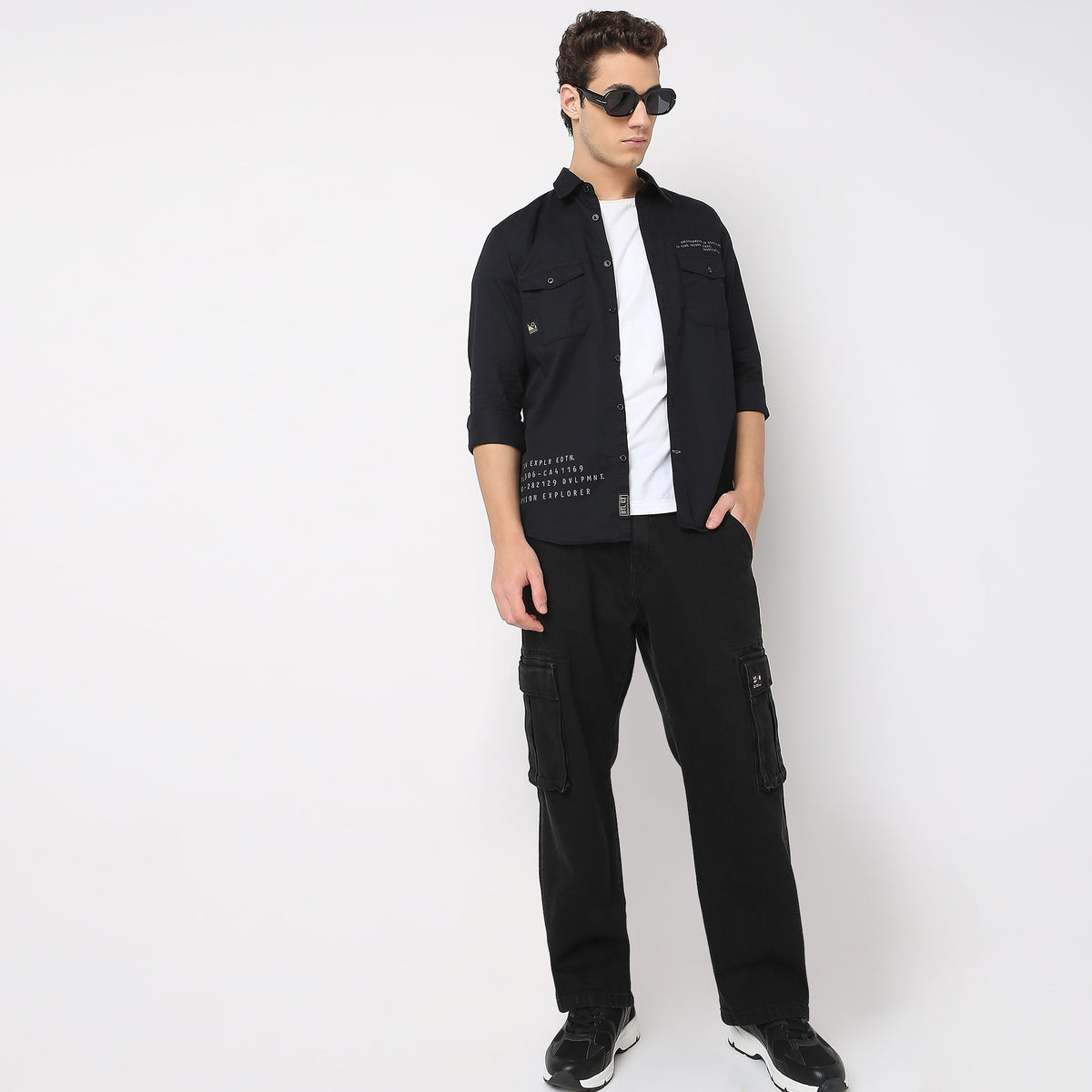 Slim Fit Solid Shirt