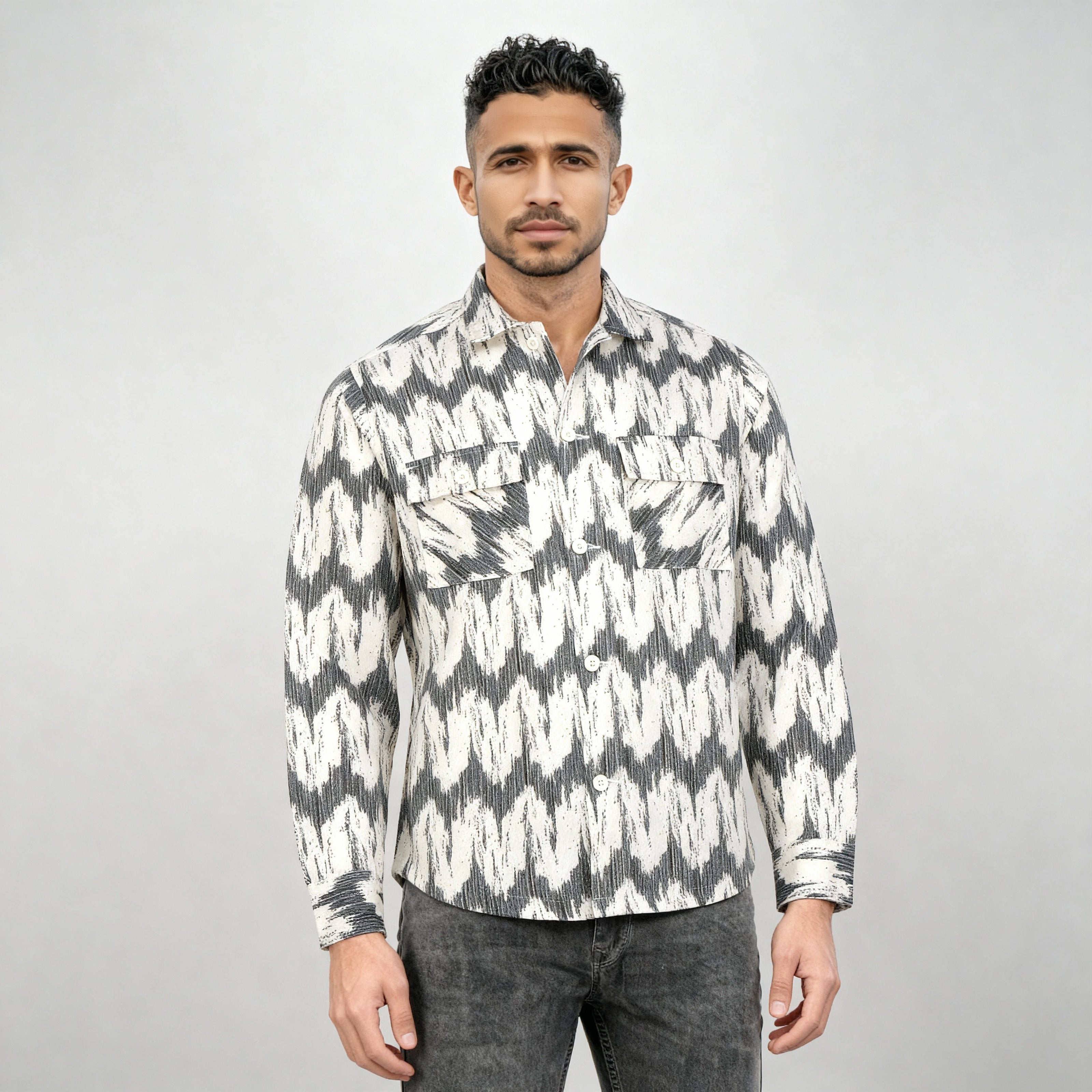 Cotton Tie-Dye Explorer Shacket