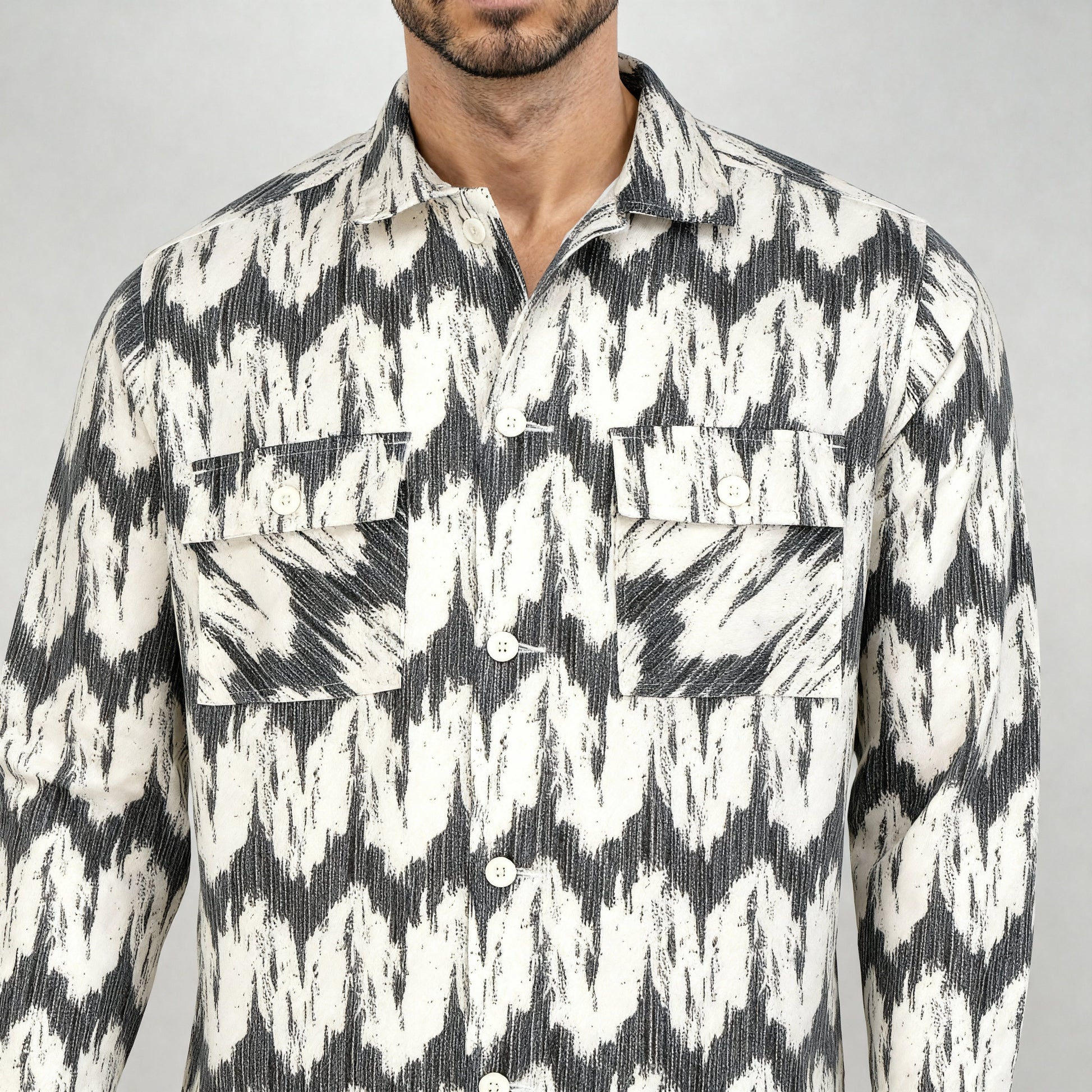 Cotton Tie-Dye Explorer Shacket