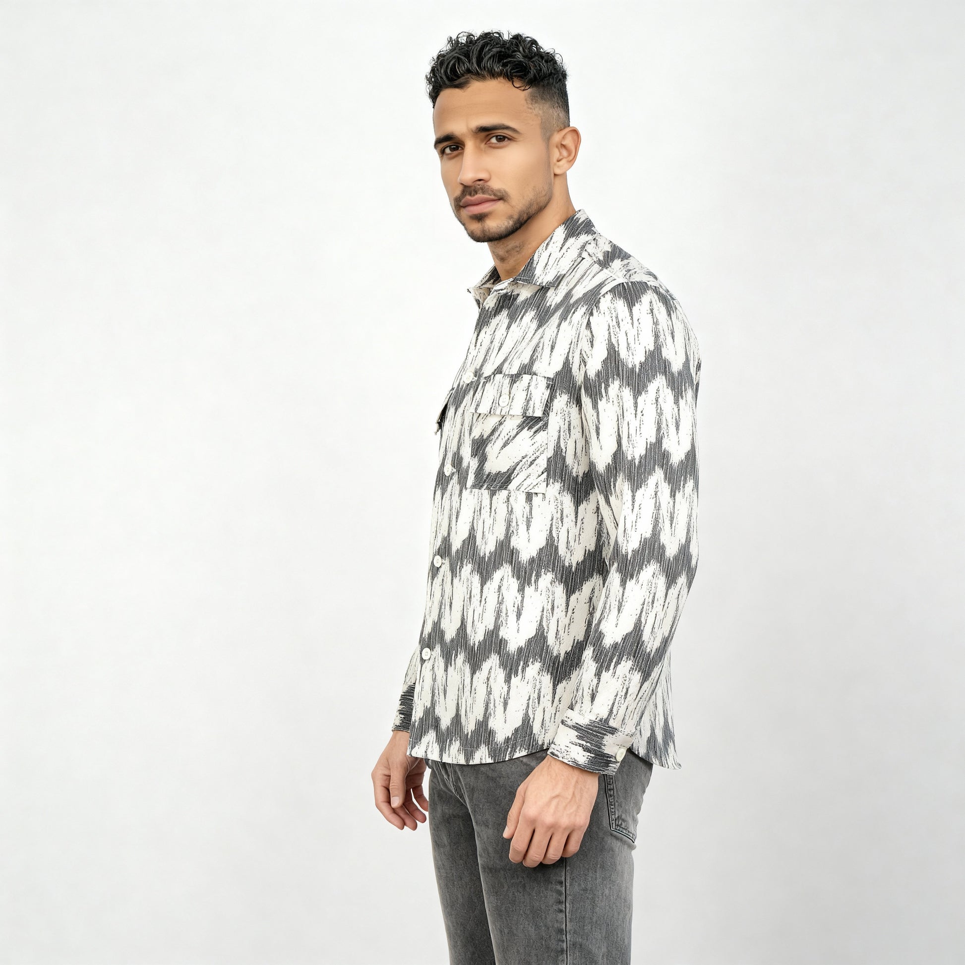 Cotton Tie-Dye Explorer Shacket