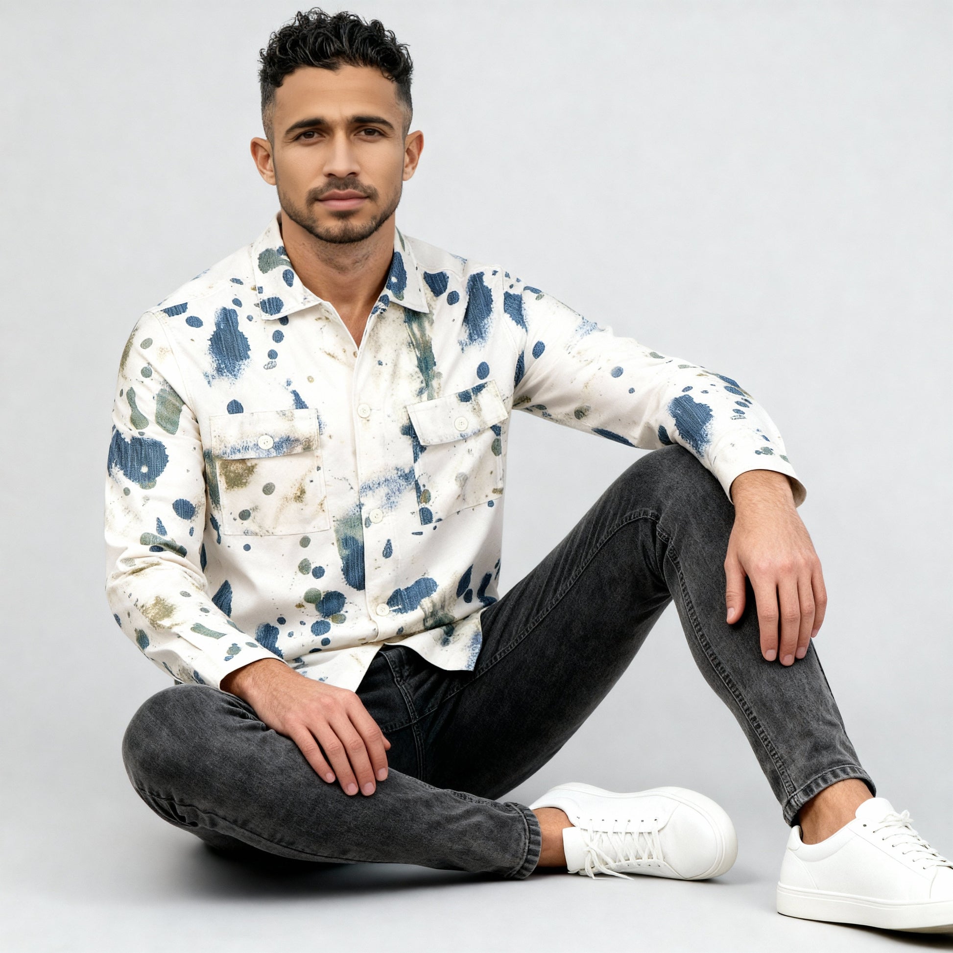 Cotton Tie-Dye Explorer Shacket