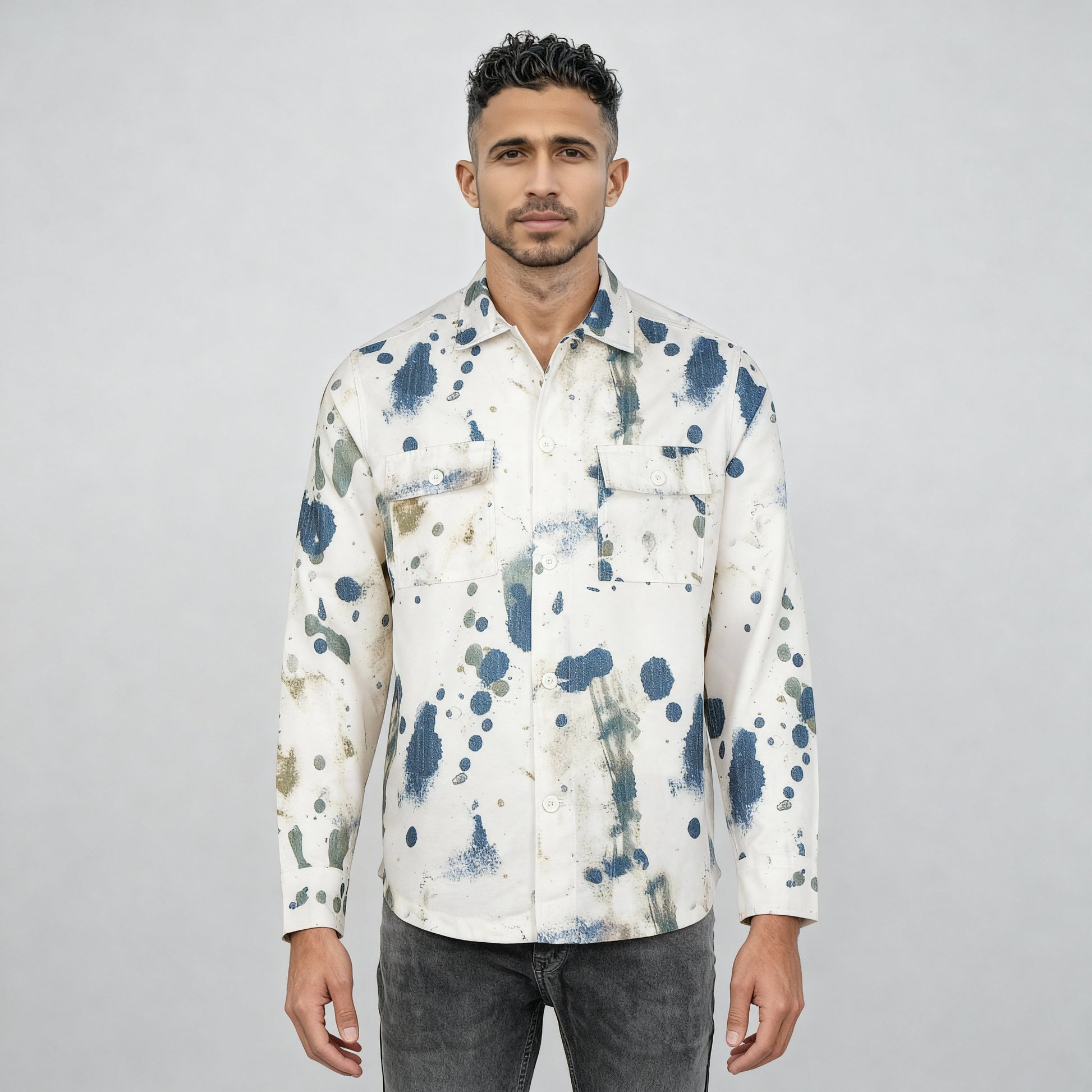 Cotton Tie-Dye Explorer Shacket