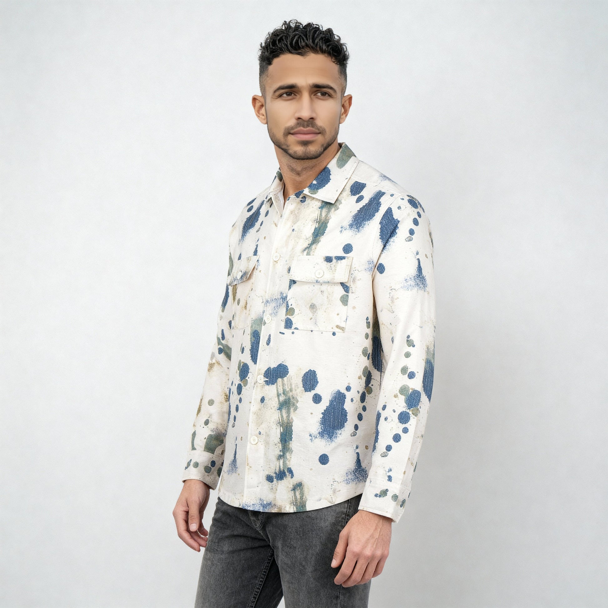 Cotton Tie-Dye Explorer Shacket