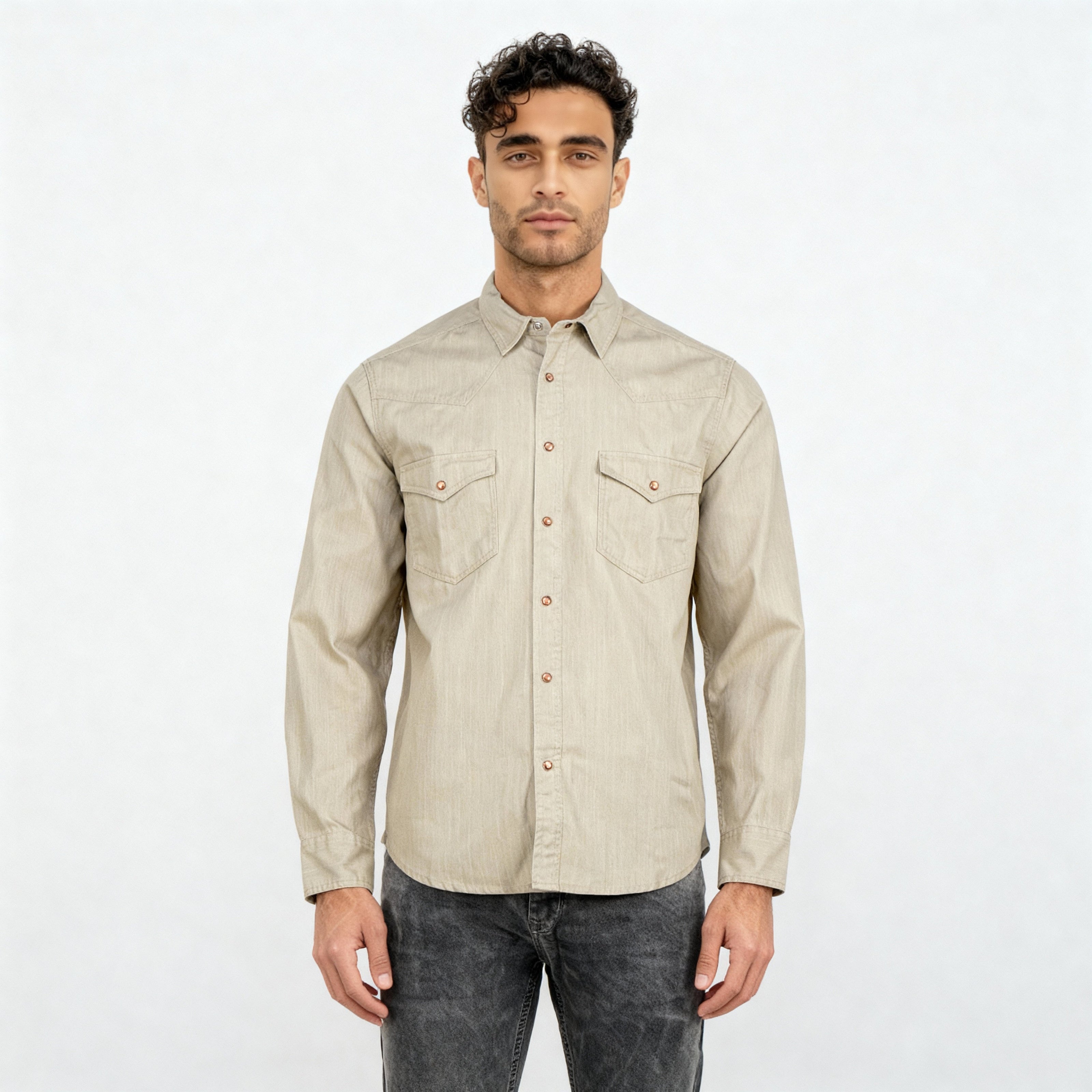 Cotton Double Pocket Alpha Shirt