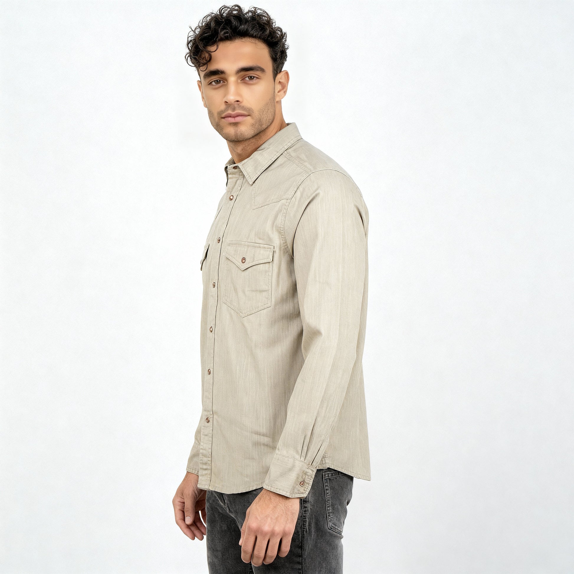 Cotton Double Pocket Alpha Shirt