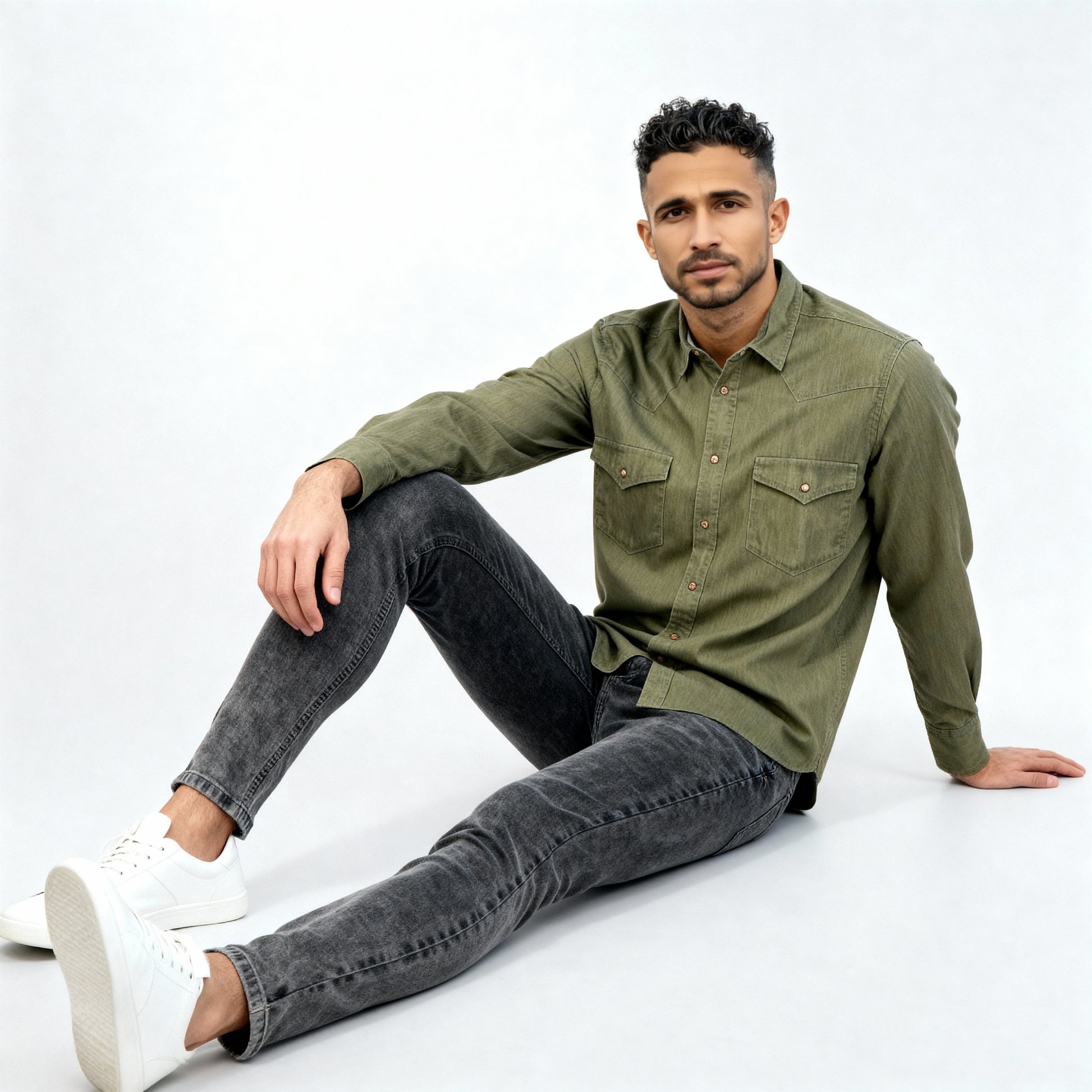 Cotton Double Pocket Alpha Shirt