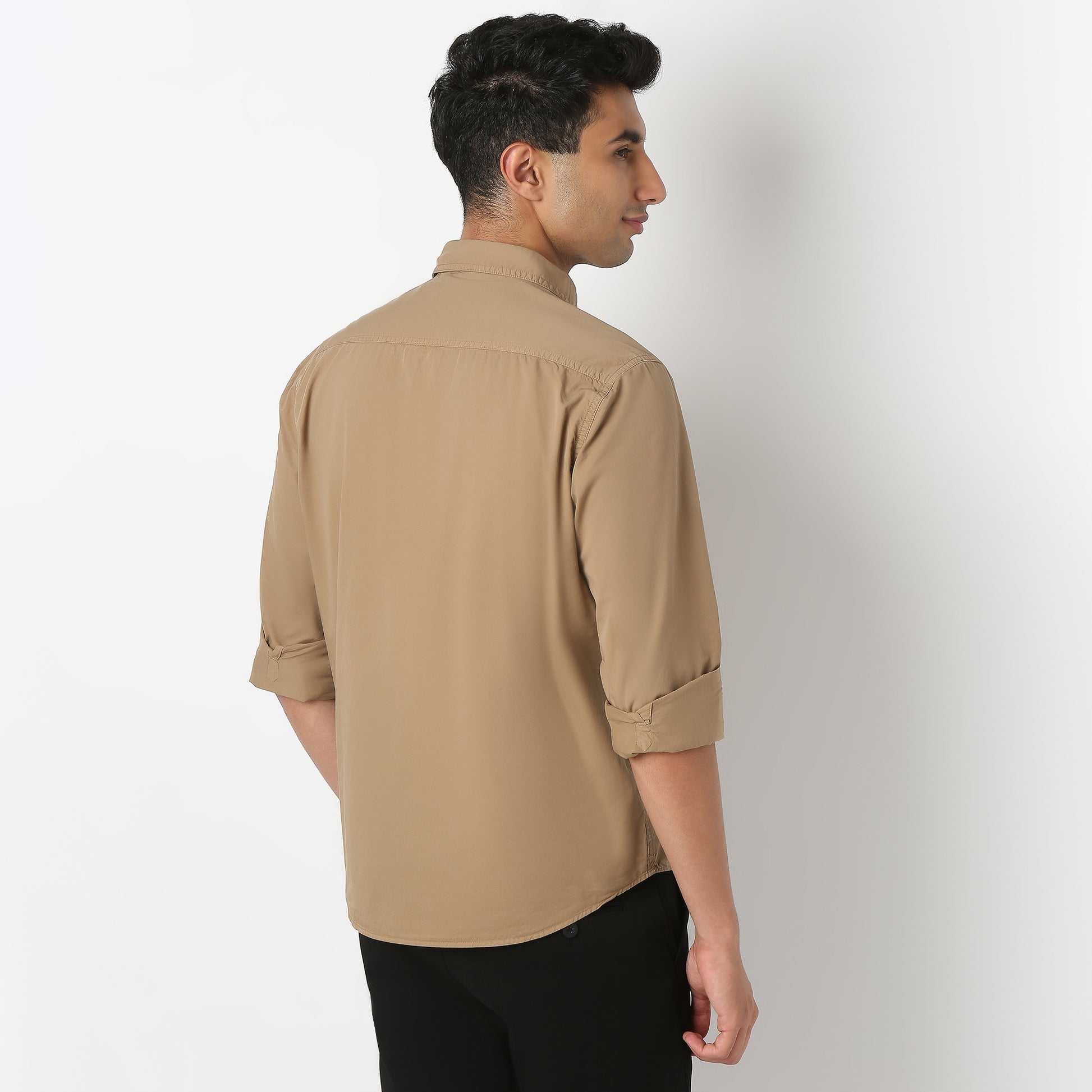 Full Sleeve Combat Solid Shirt