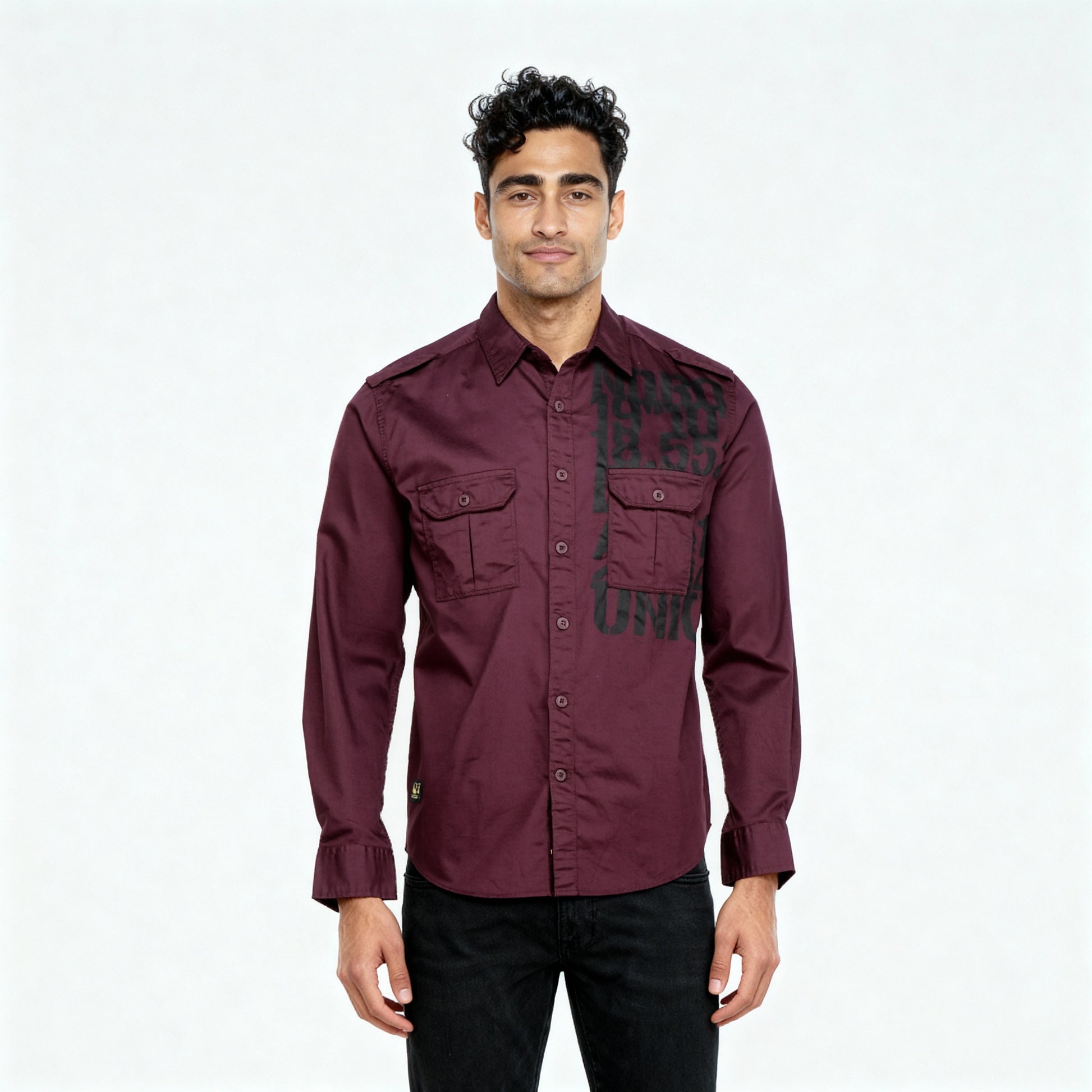 Cotton Printed Expedition Shirt