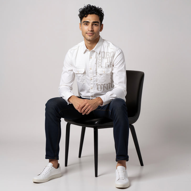 Cotton Printed Expedition Shirt