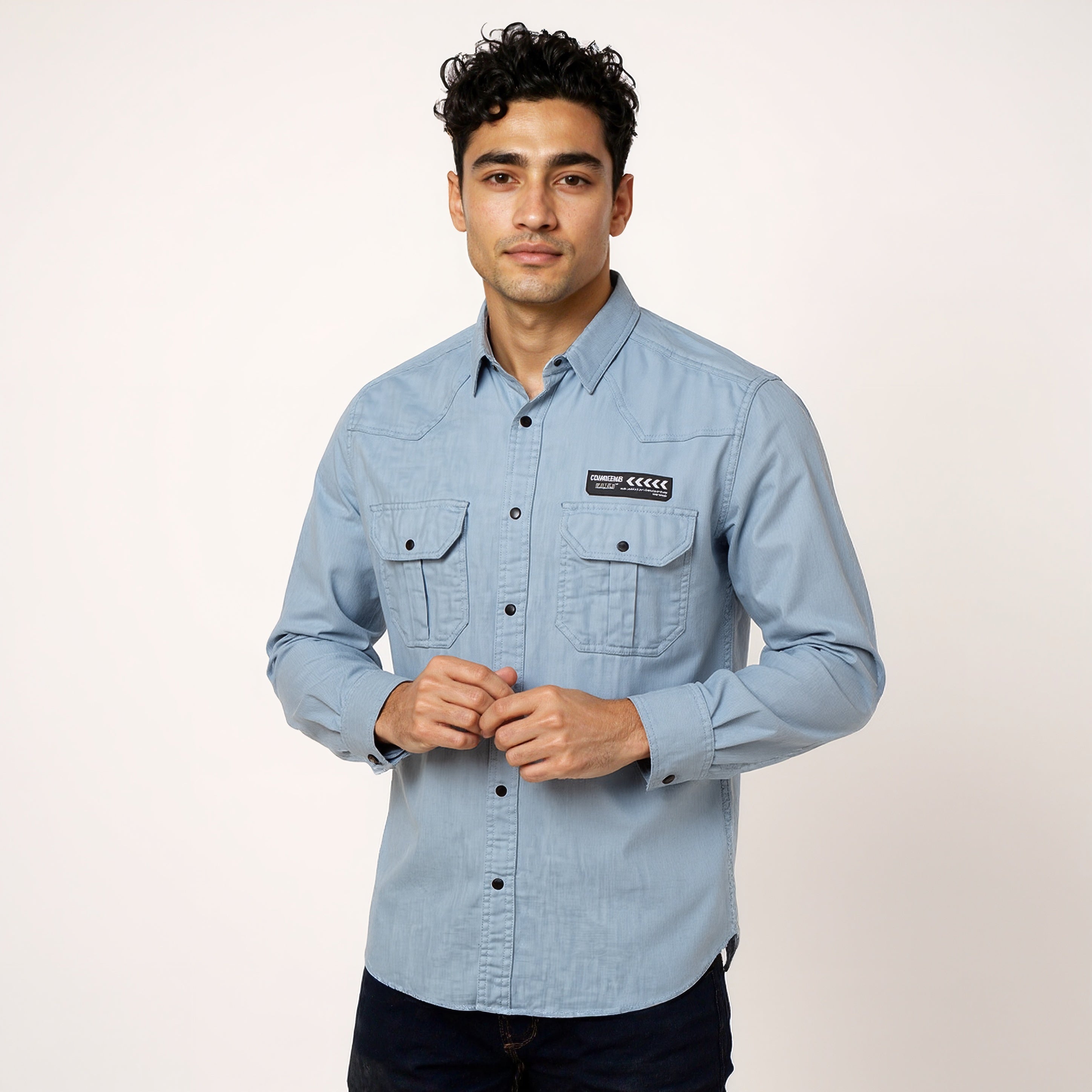 Shop Now - Cotton Double Pocket Alpha Shirt - Style Union