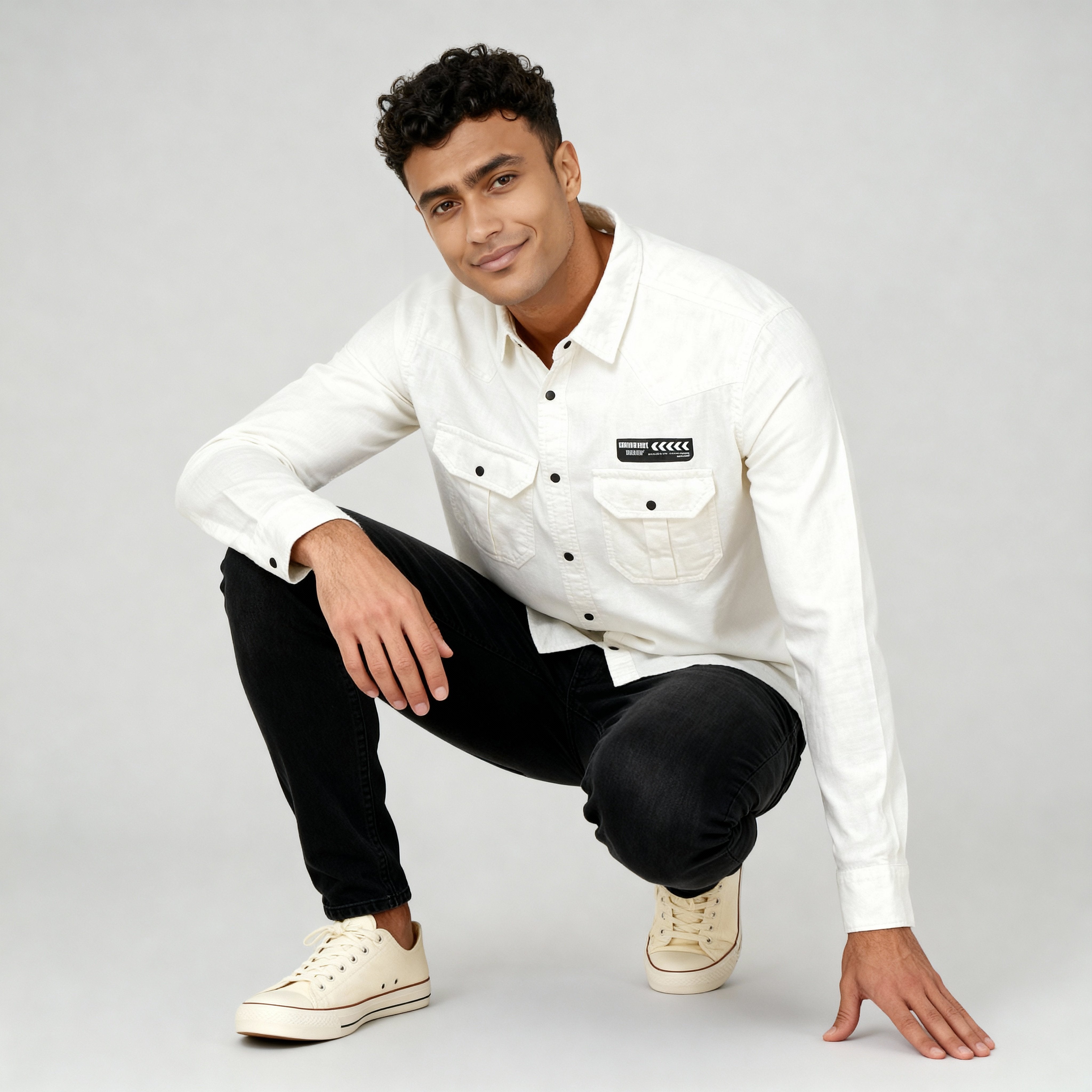Shop Now - Cotton Double Pocket Alpha Shirt - Style Union