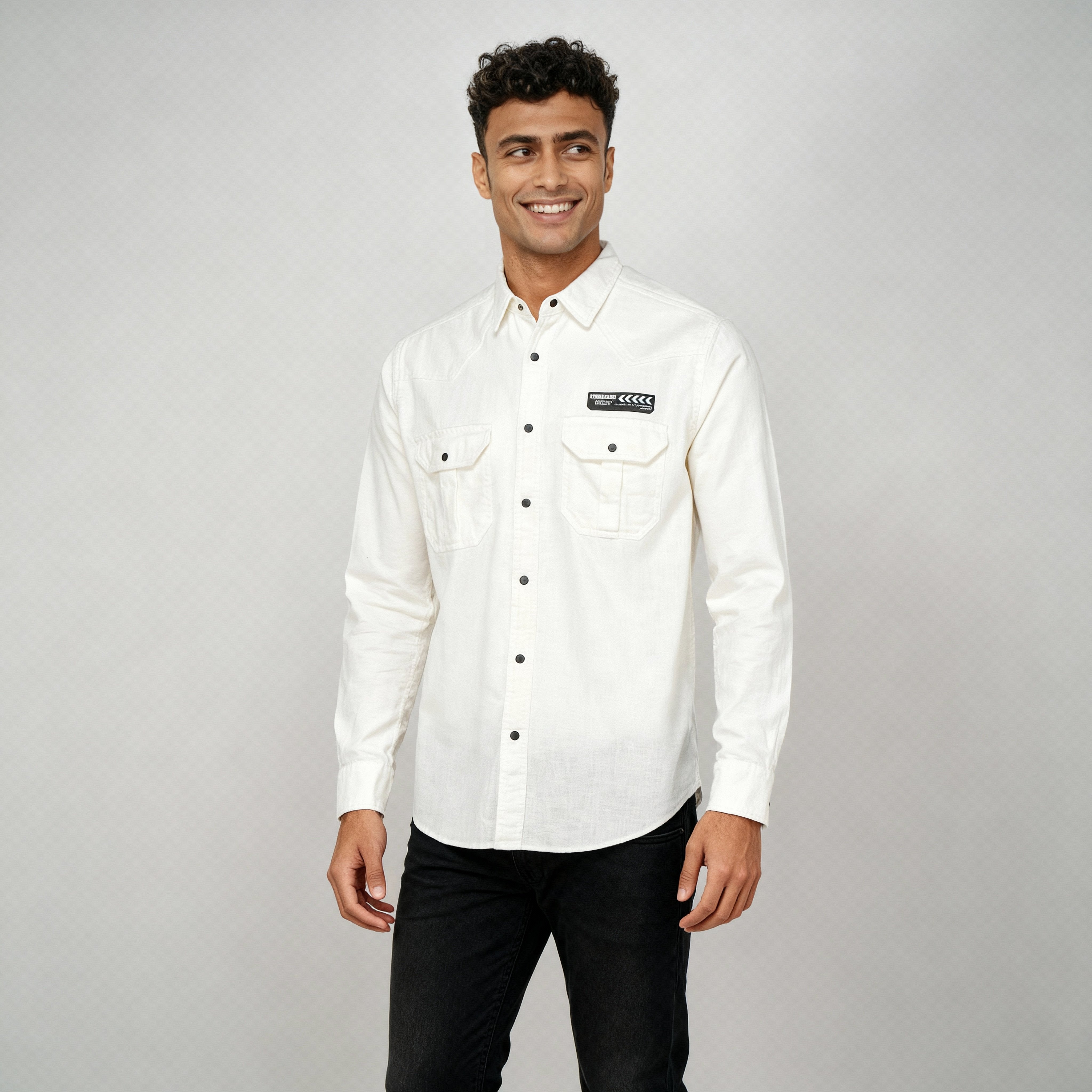 Shop Now - Cotton Double Pocket Alpha Shirt - Style Union