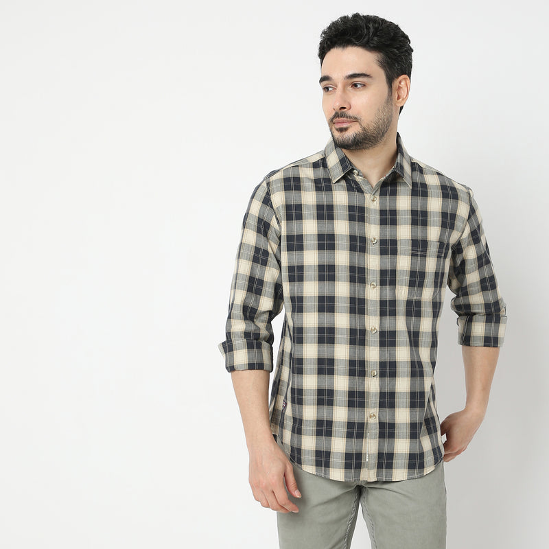 Regular Fit Checkered Ranger Shirt