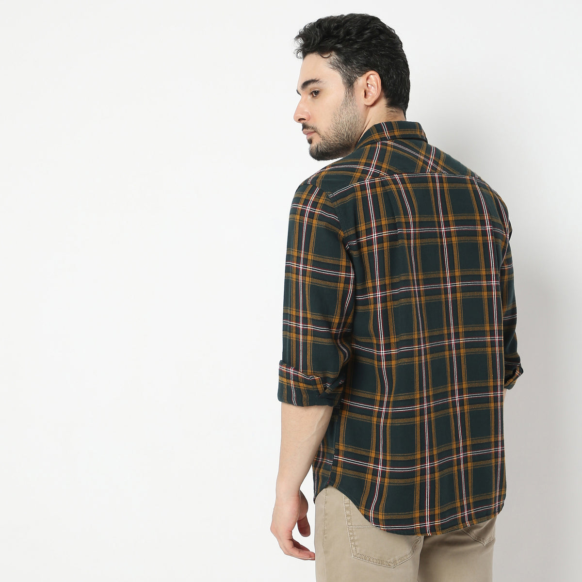 Regular Fit Checkered Lumber Jack Shirt