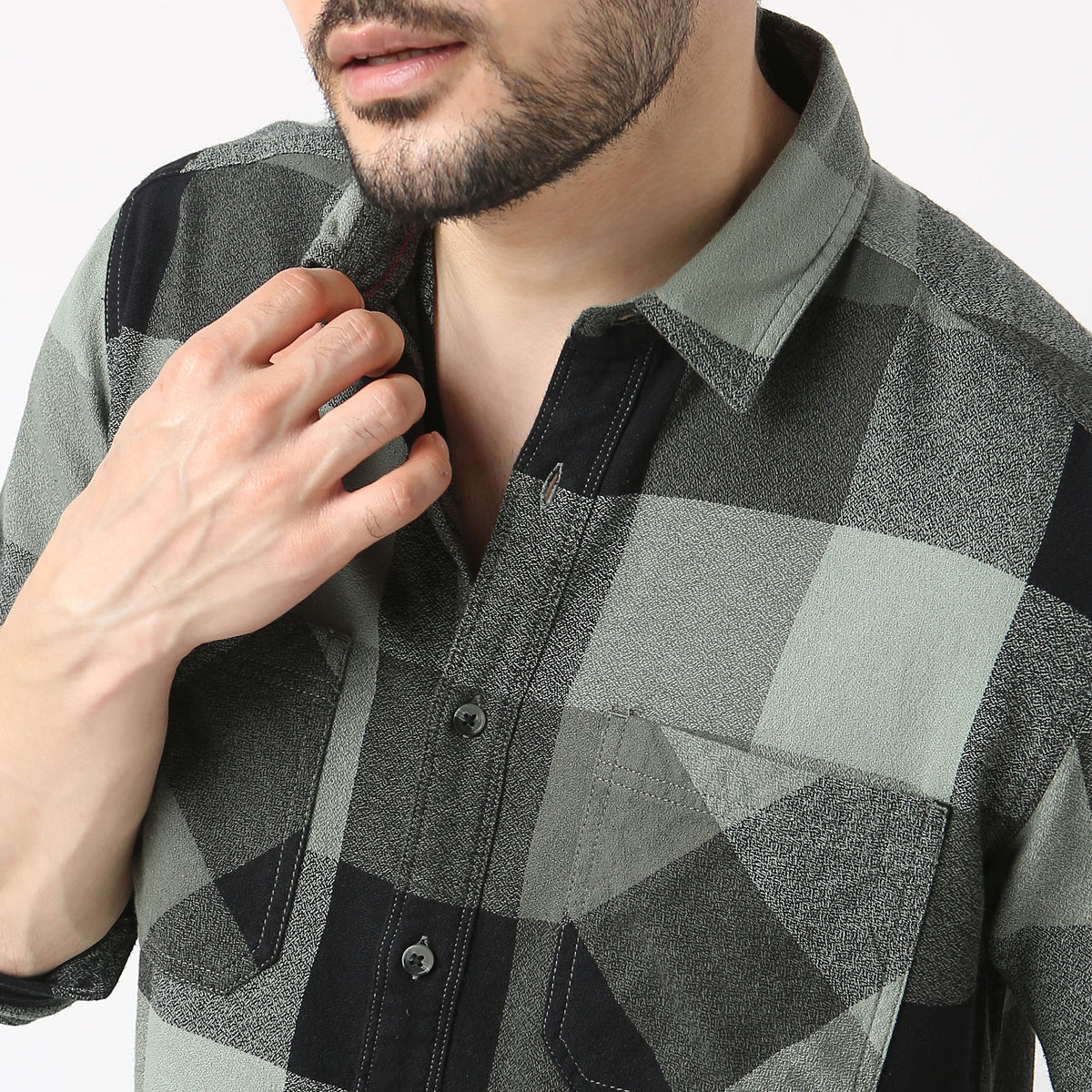 Regular Fit Checkered Lumber Jack Shirts