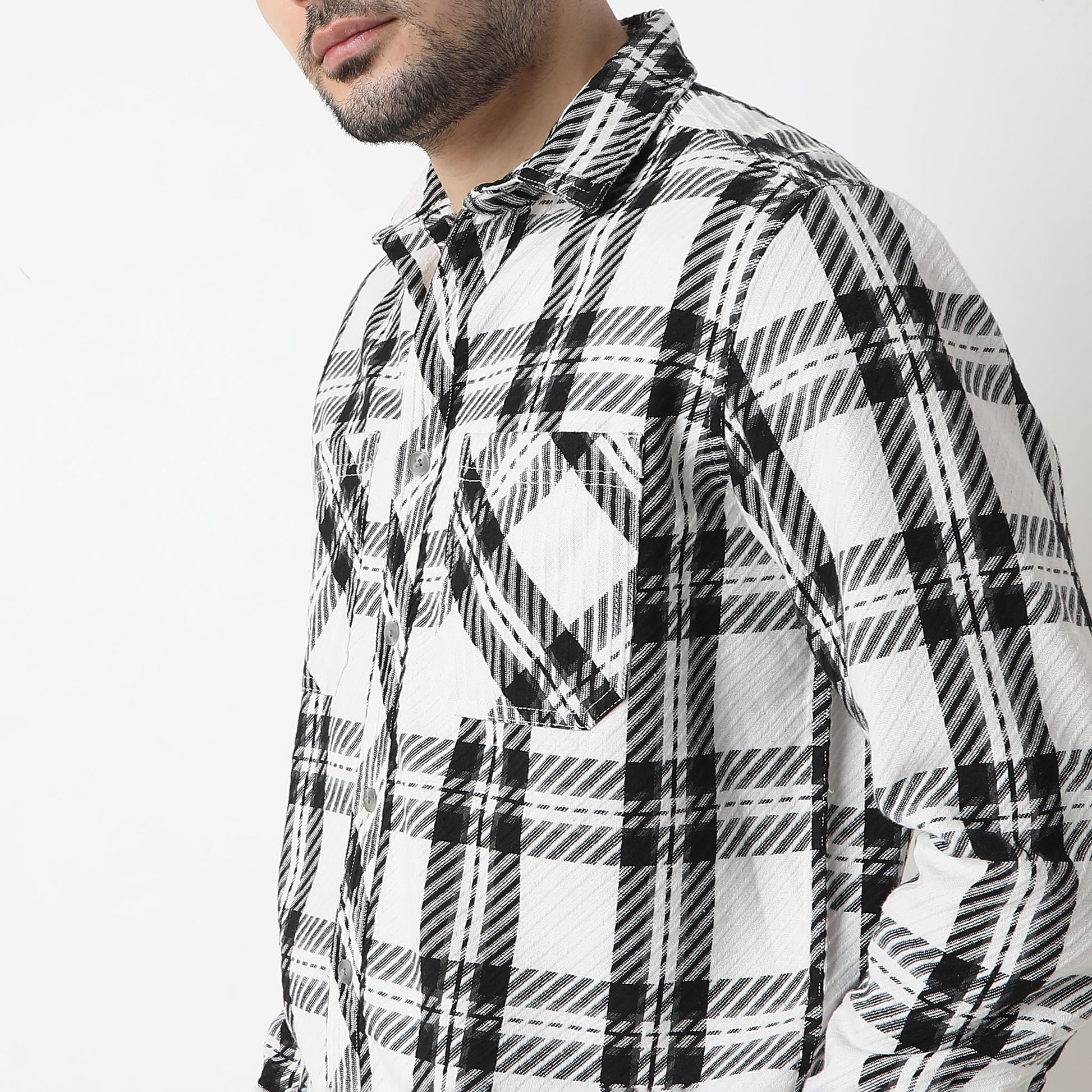 Regular Fit Checkered Shirt