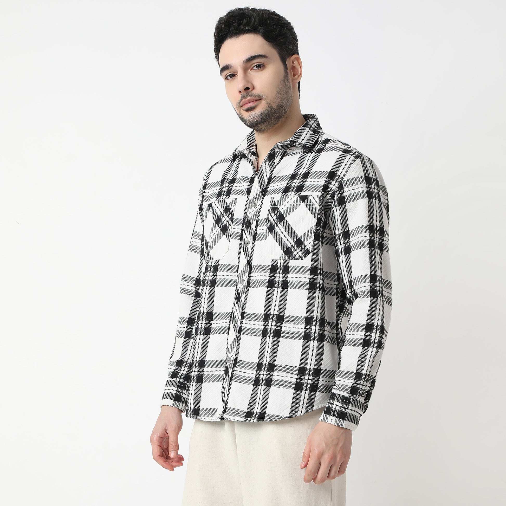 Regular Fit Checkered Shirt