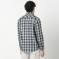 Regular Fit Checkered Shirt Collar Shirt