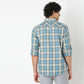 Regular Fit Checkered Shirt Collar Shirt