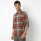 Regular Fit Checkered Shirt Collar Shirt
