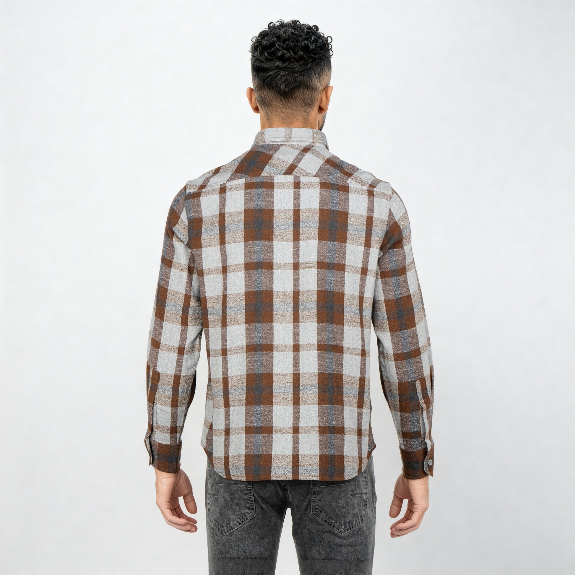 Cotton Double Pocket Checkered Lumber Jack Shirt