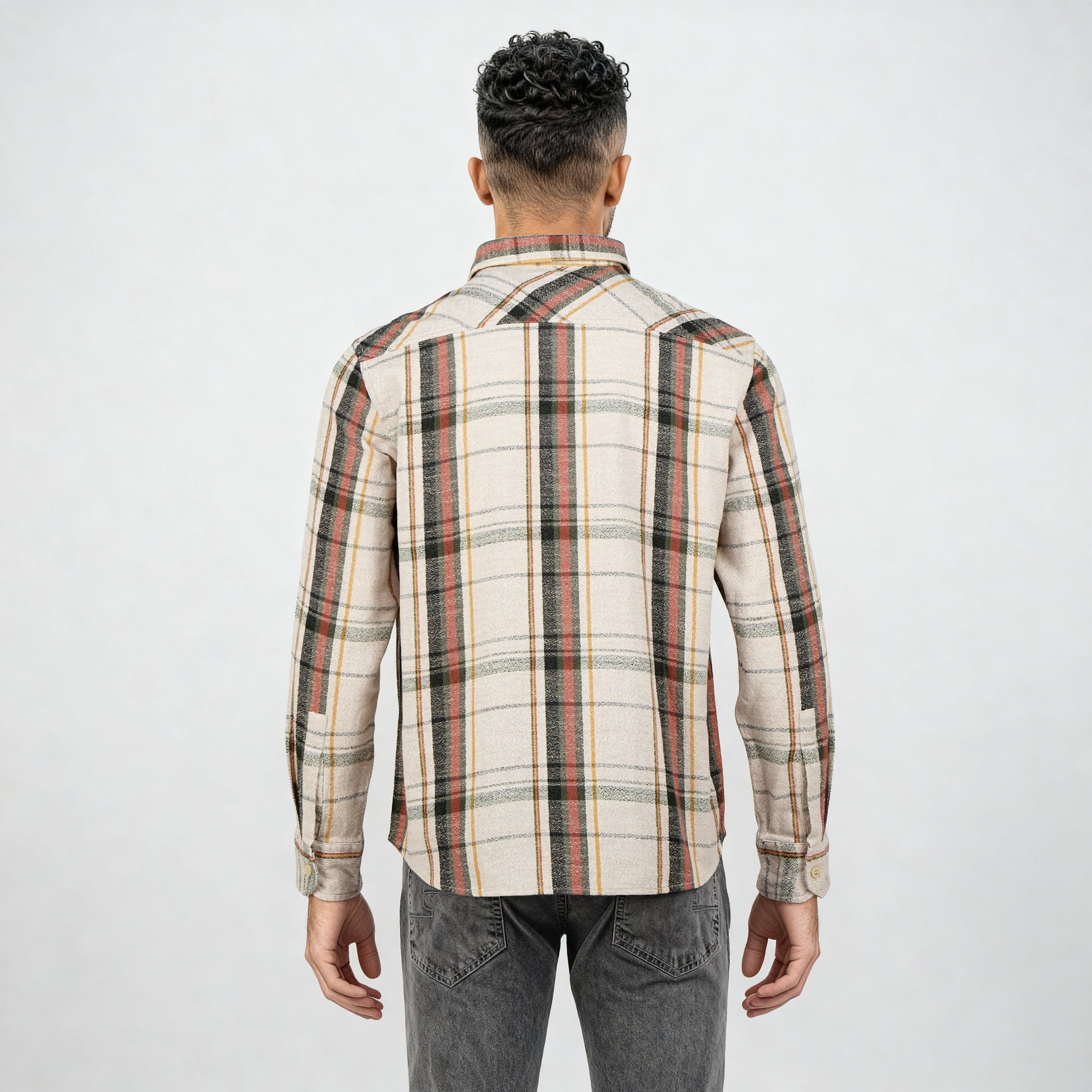 Cotton Double Pocket Checkered Lumber Jack Shirt