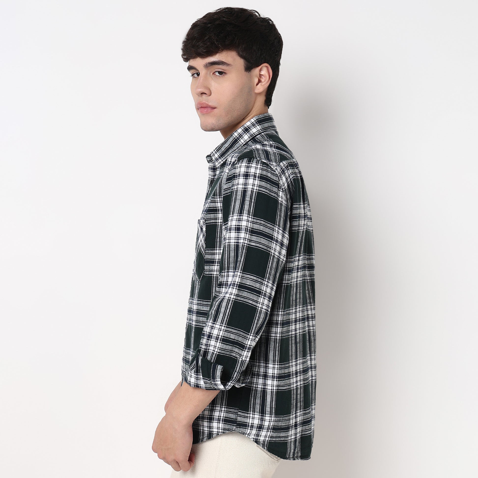 Cotton Checkered Victor Shirt