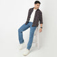 Mens Double Pocket Check Shirt