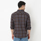 Mens Double Pocket Check Shirt