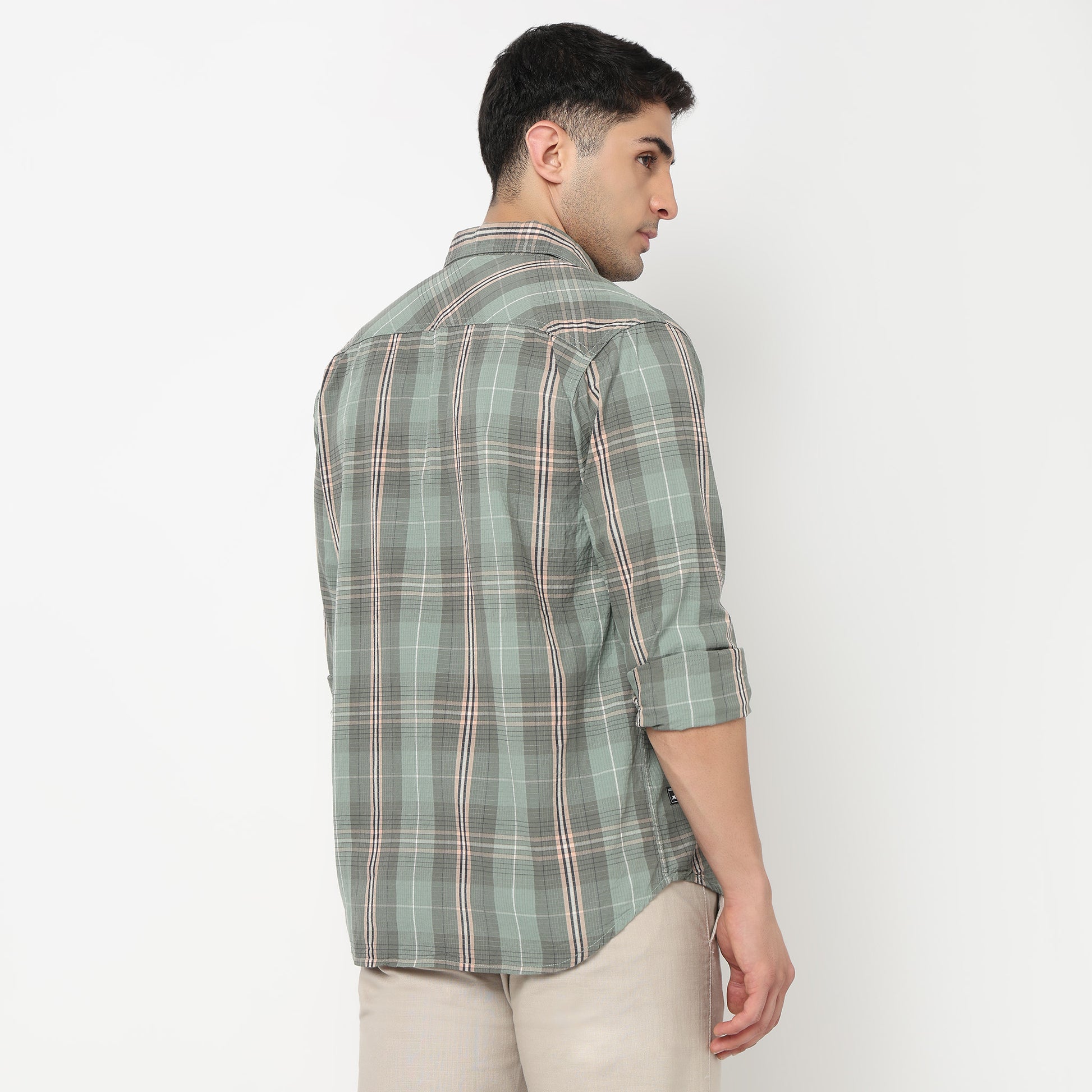 Cotton Checkered Victor Shirt