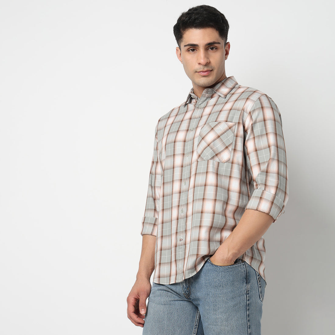 Cotton Chekered Ranger Shirt 