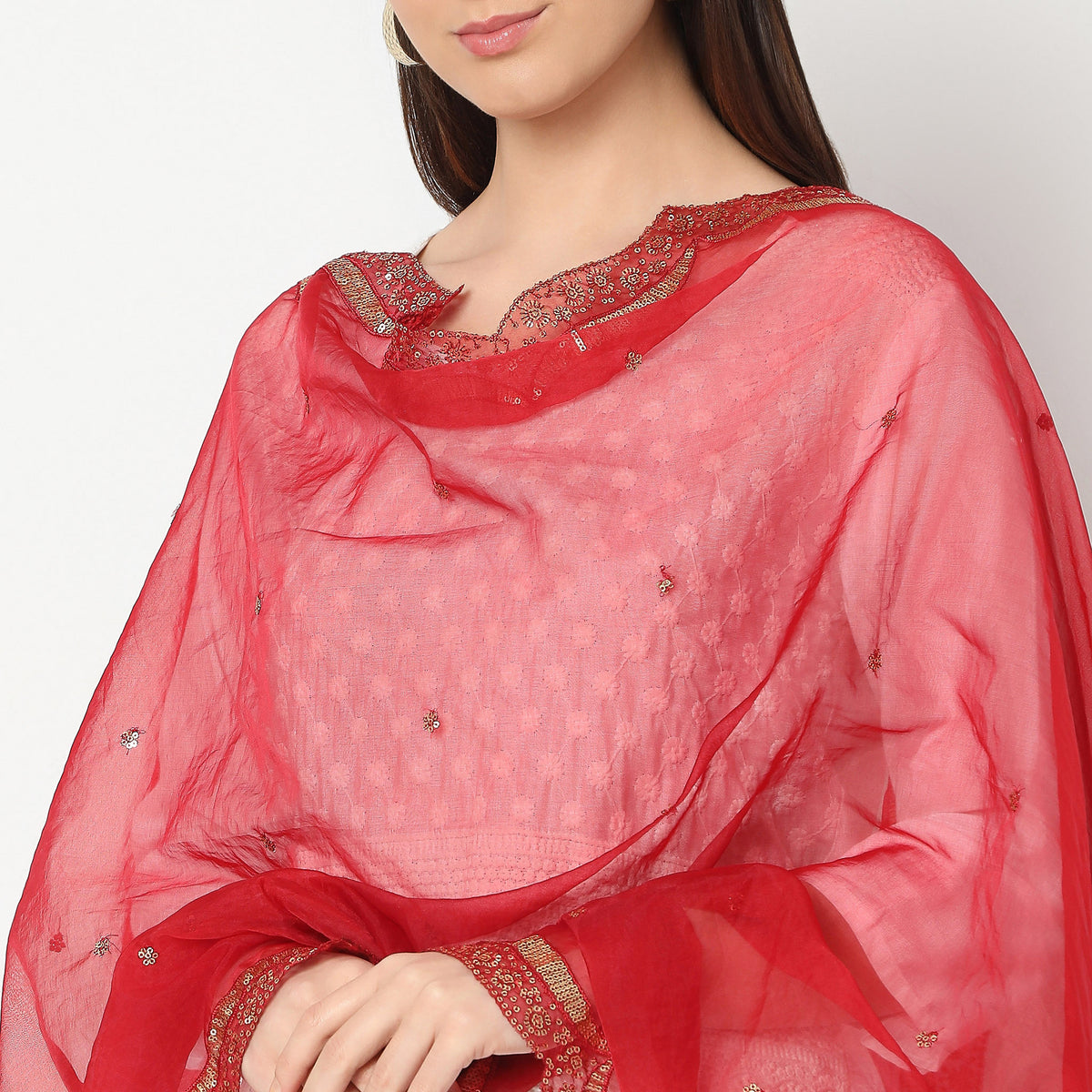 Polyester Embellished Dupatta