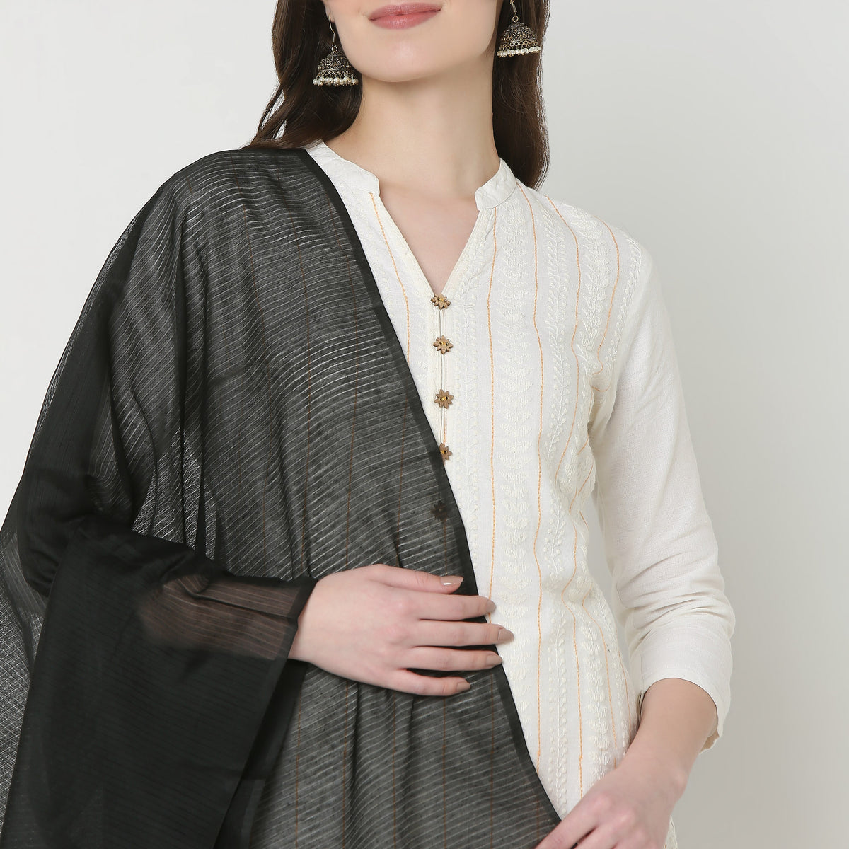 Golden Zari Dupatta