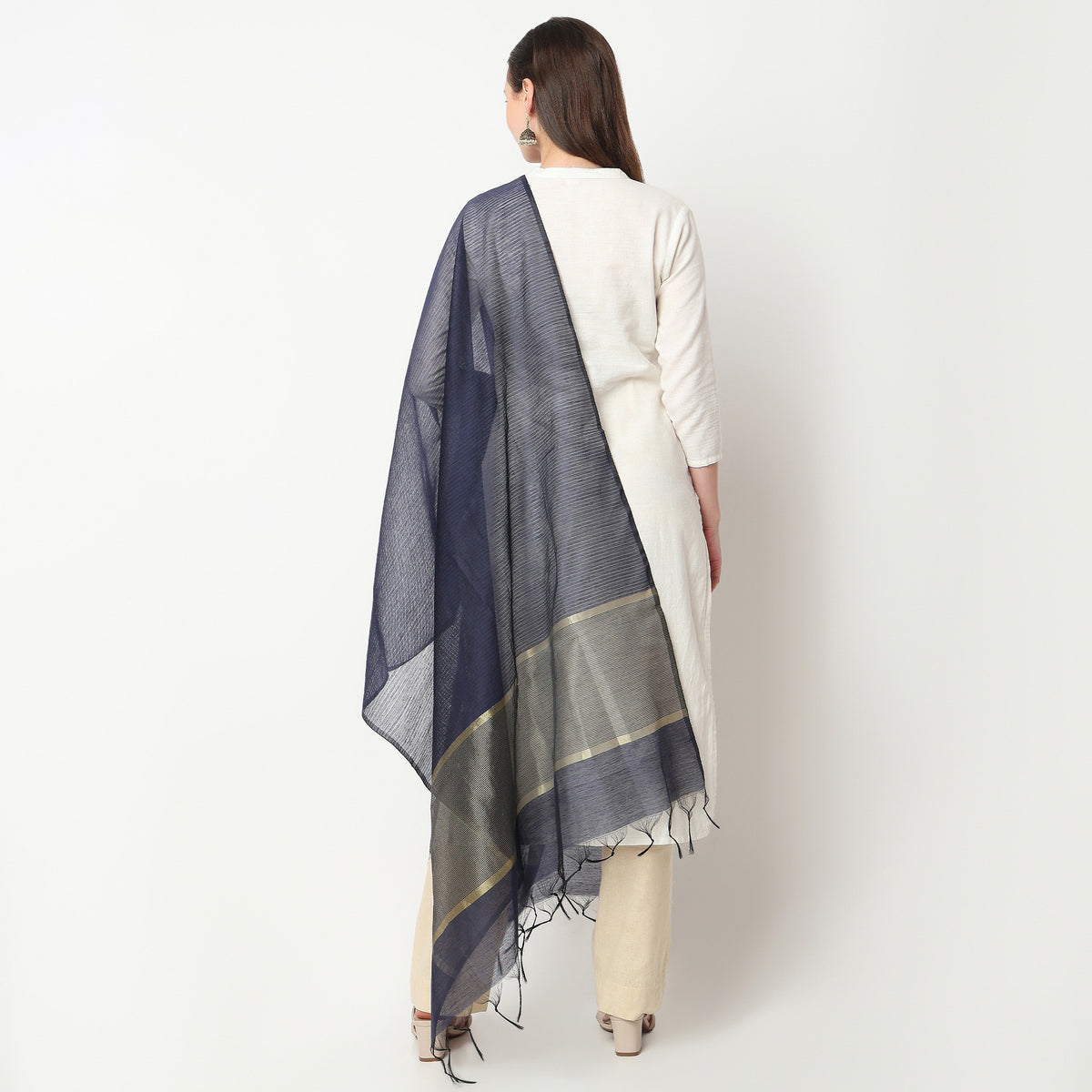 Golden Zari Dupatta